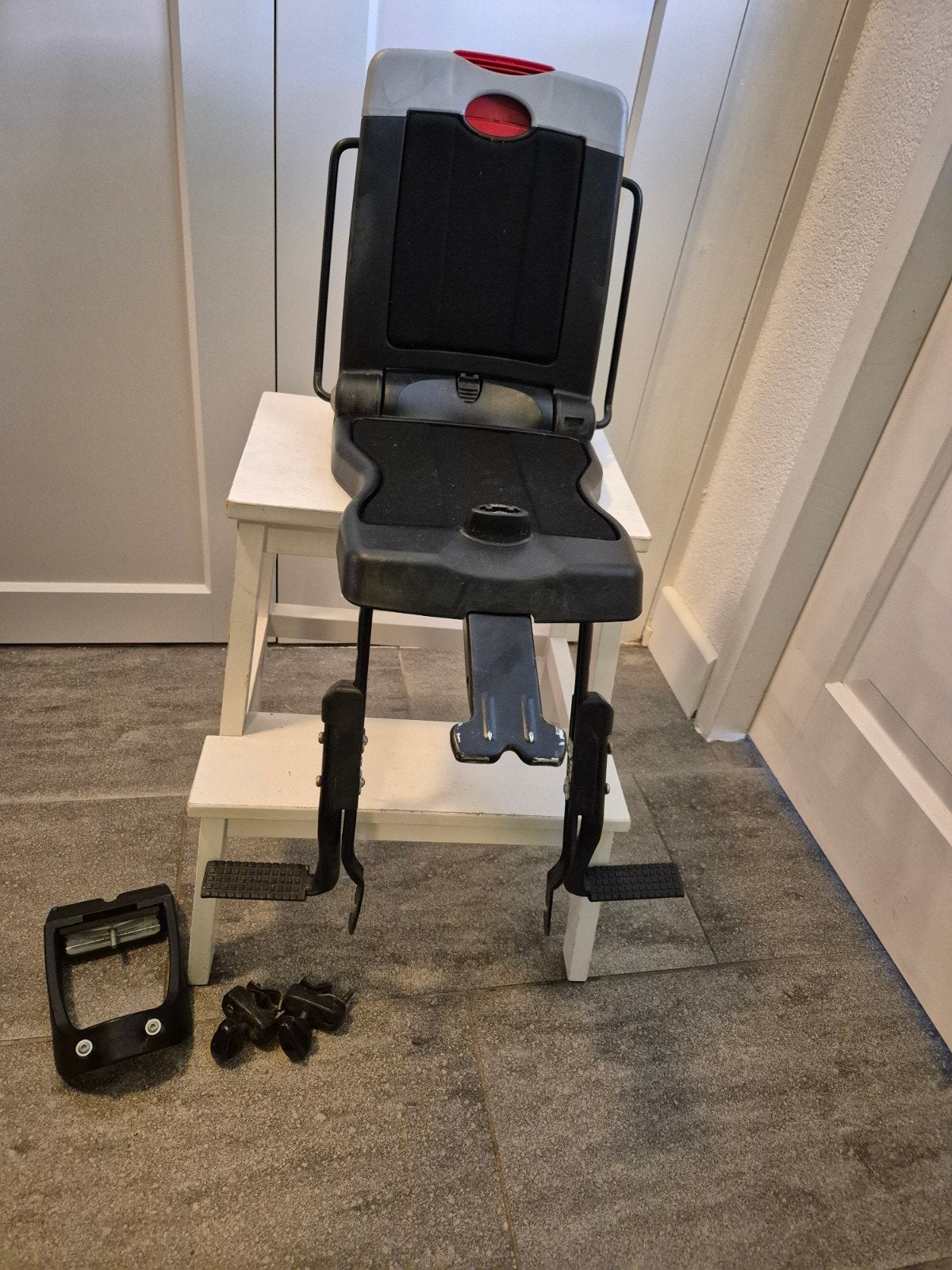 Achterzitje fiets Bobike junior, Fietsen en Brommers, Fietsaccessoires | Fietsstoeltjes, Ophalen, Achterzitje, 15 t/m 36 kg, Bobike