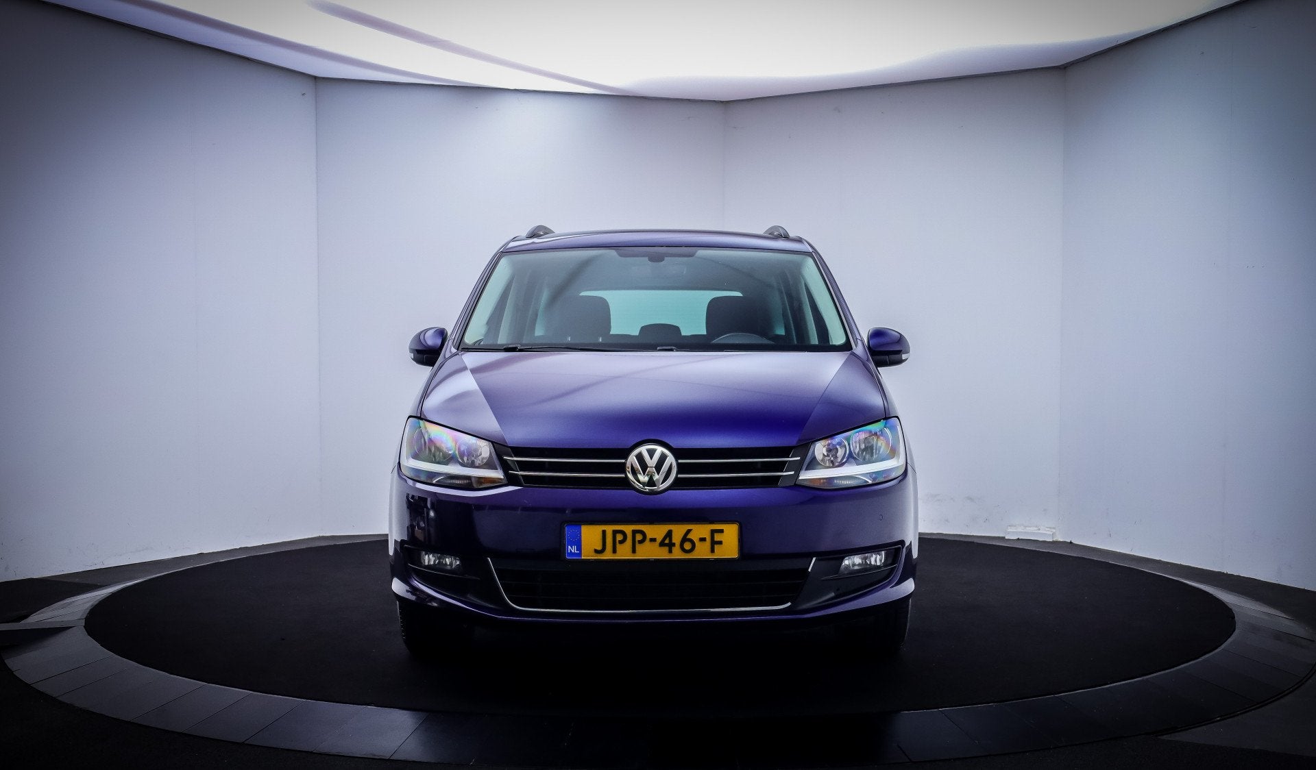 Volkswagen Sharan 1.4TSI Dsg 7Pers COMFORTLINE NAVI | CARPLA, Auto's, Zwart, 150 pk, Blauw, 7 stoelen