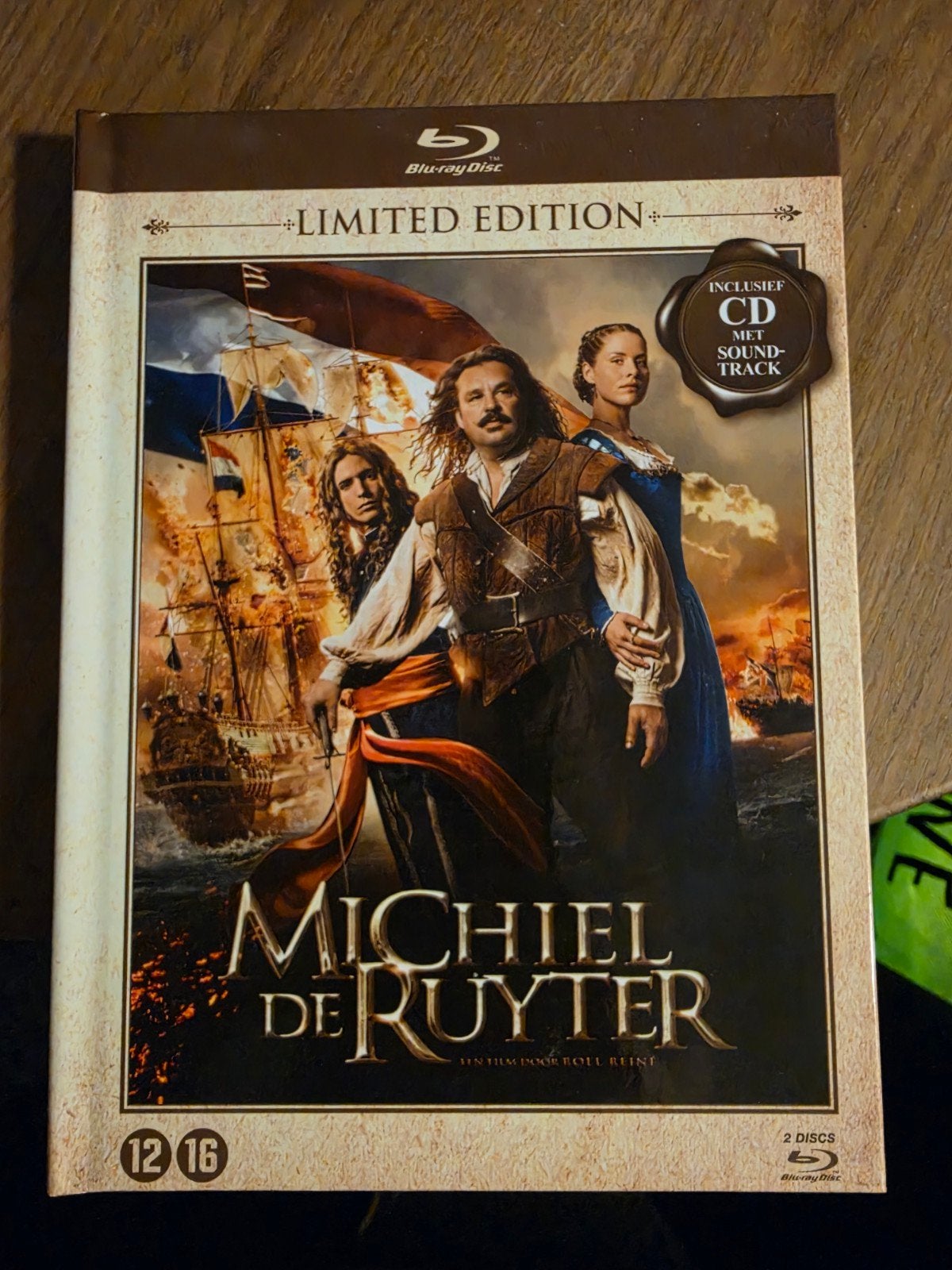 Michiel de Ruyter Limited Edition Blu-ray + Boekje, Film, Drama, Ophalen of Verzenden, Zo goed als nieuw