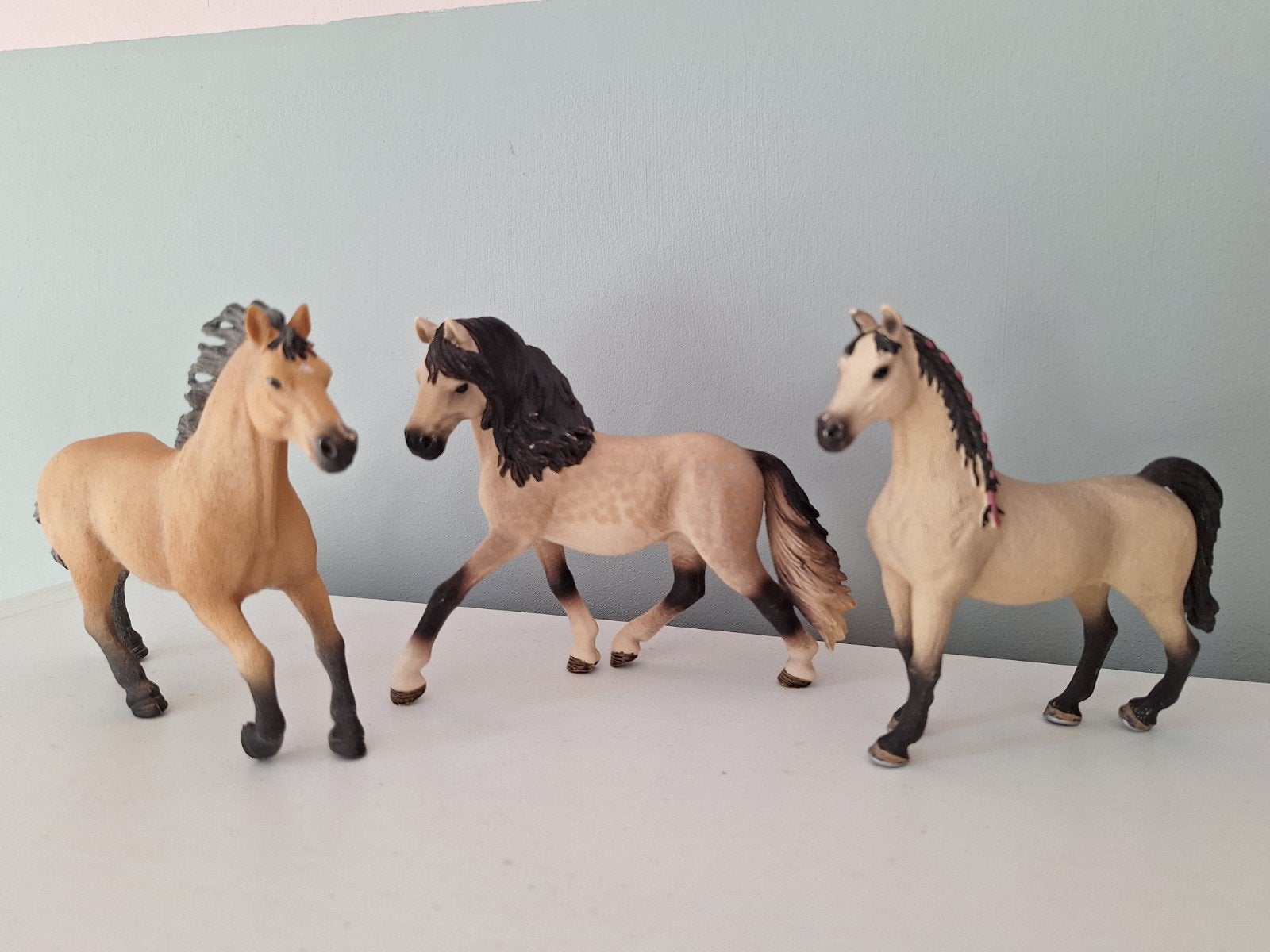 3 schleich paarden, Ophalen of Verzenden, Zo goed als nieuw, Paard, Beeldje of Figuurtje