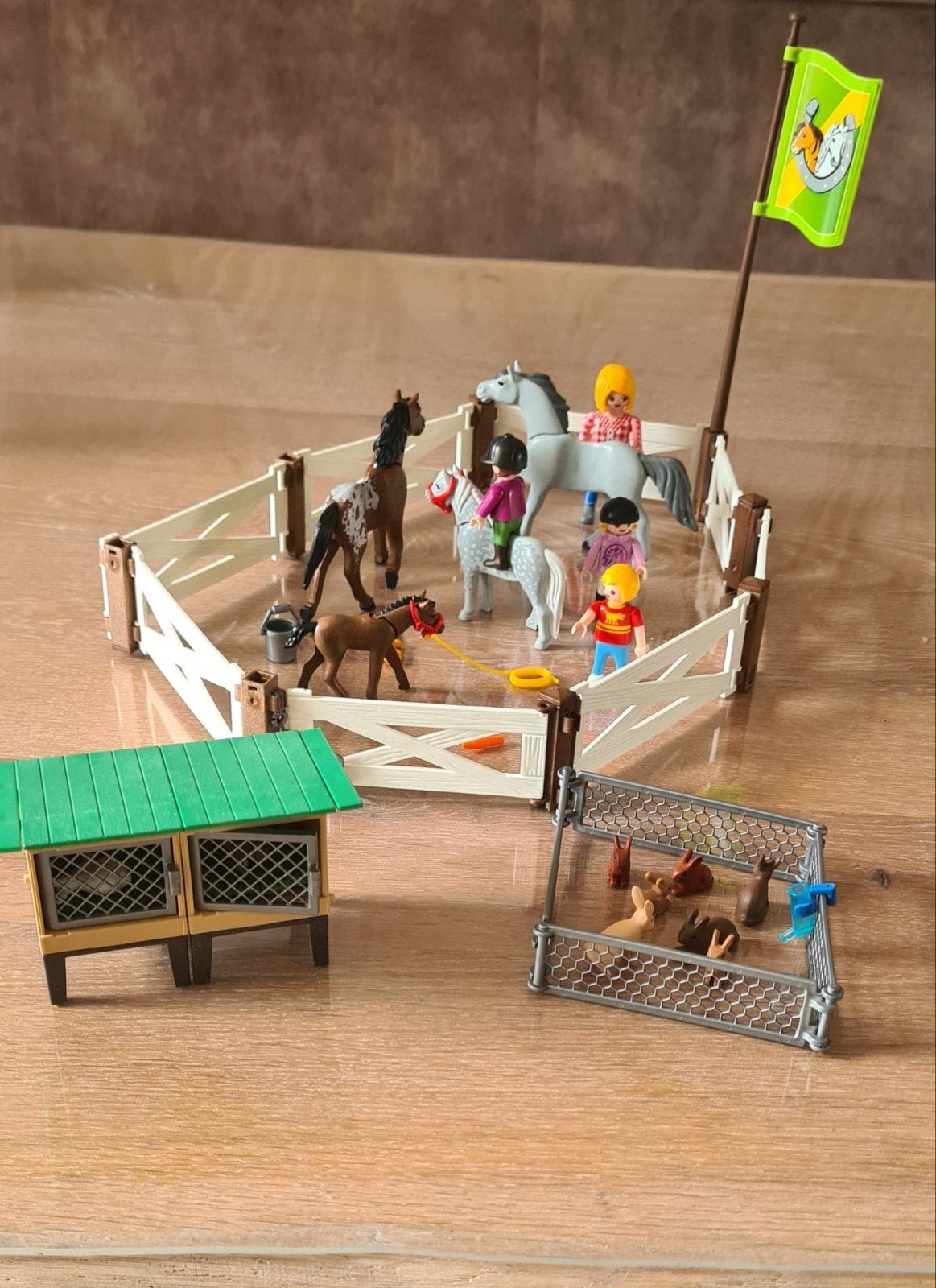playmobil manege en konijnen boerderij, Ophalen of Verzenden