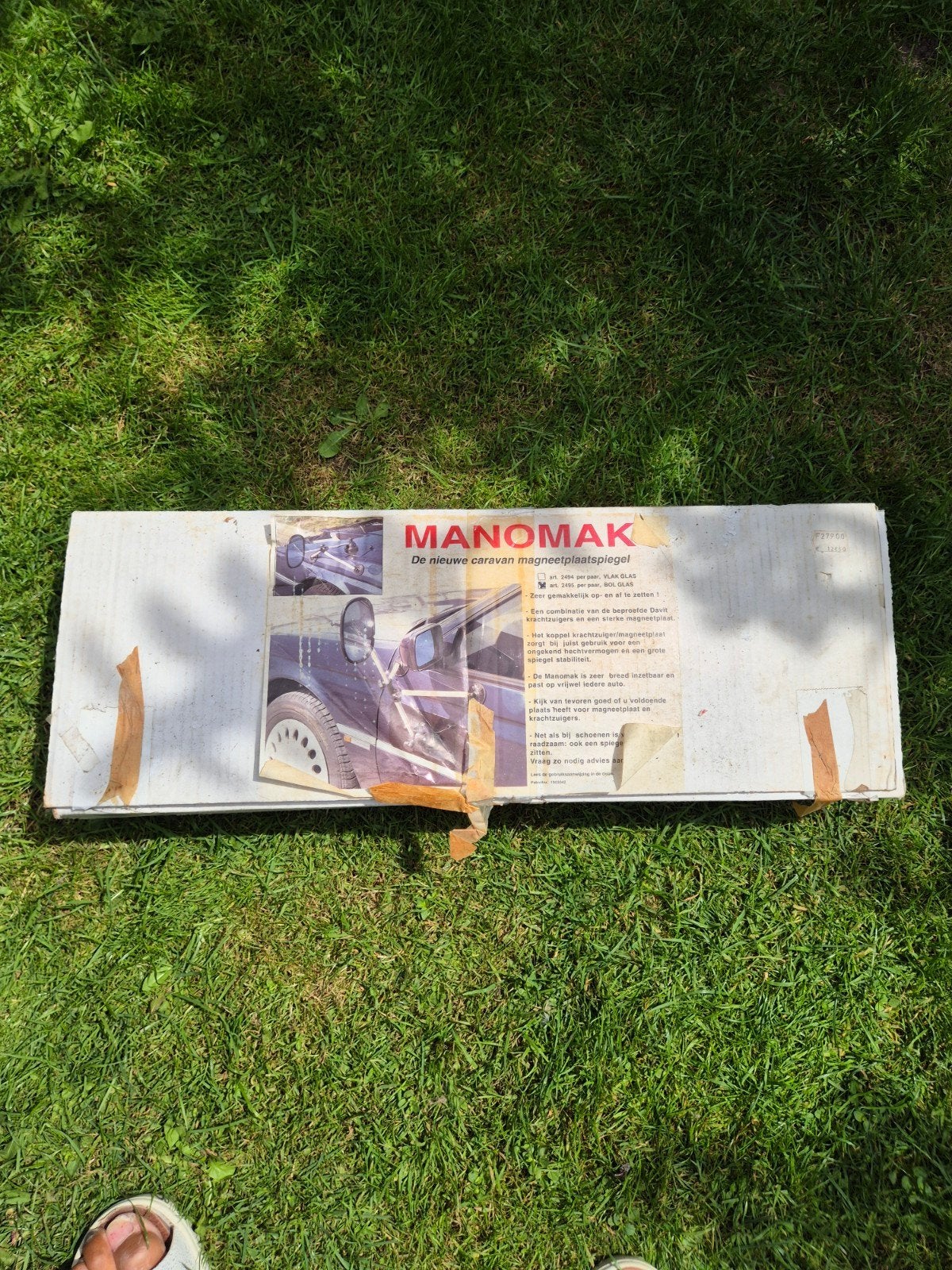 Manomak magnetische caravanspiegels, Ophalen of Verzenden, Gebruikt