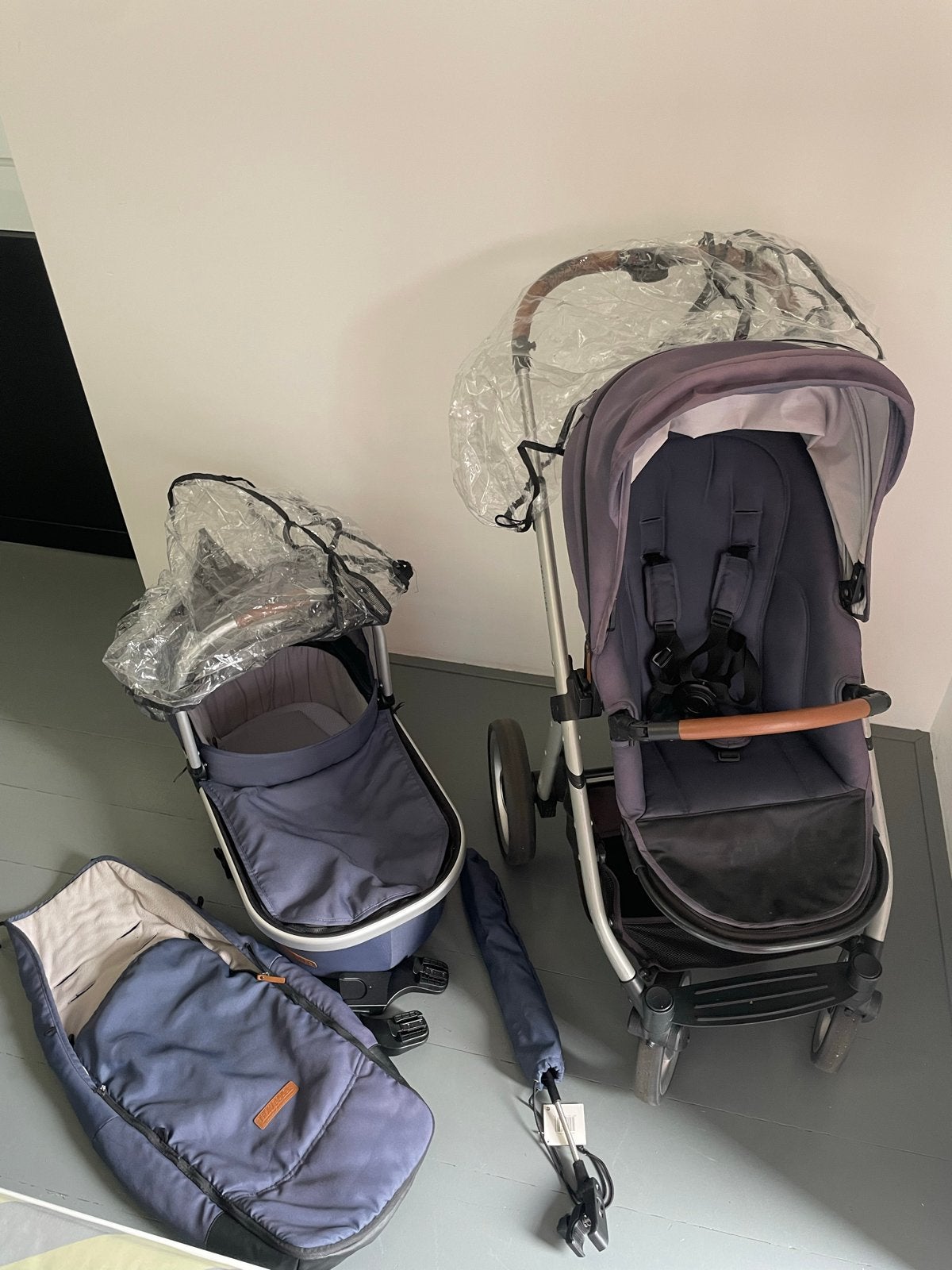 Mutsy Traveller Combiwagen met reiswieg en accessoires, Ophalen, Gebruikt, Combiwagen, Mutsy
