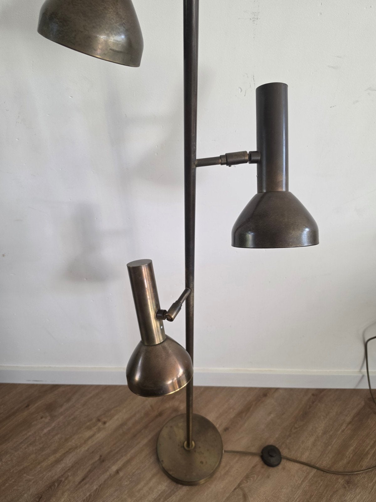 Foto 7 van vloerlamp staande lamp vintage messing space age