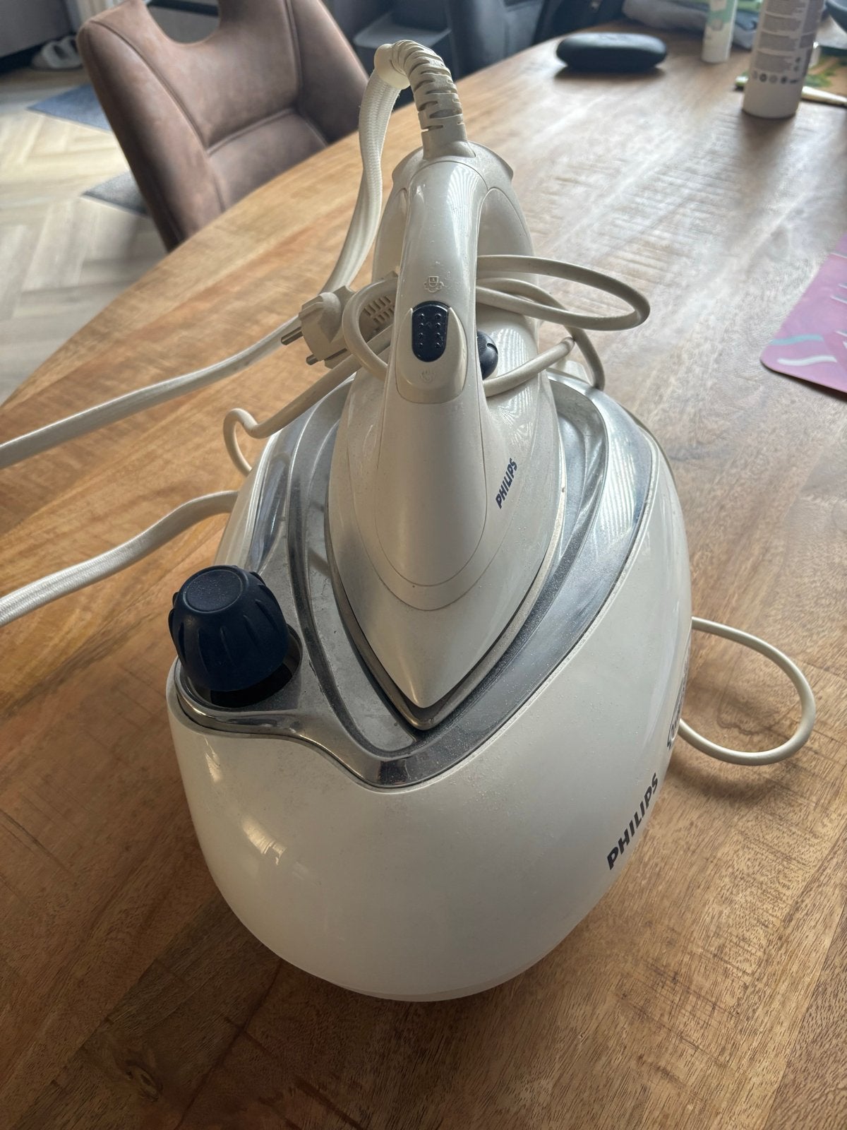 Philips Double Speed Strijkijzer 6103 - 70g/m, 2.5 bar, Ophalen, Gebruikt, Strijkijzer met snoer