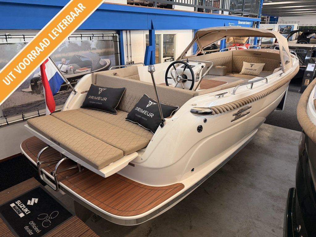 Primeur 700 Lounge | Vetus 42pk | 2026, Watersport en Boten, Tender, Binnenboordmotor, Primeur, Bilgepomp