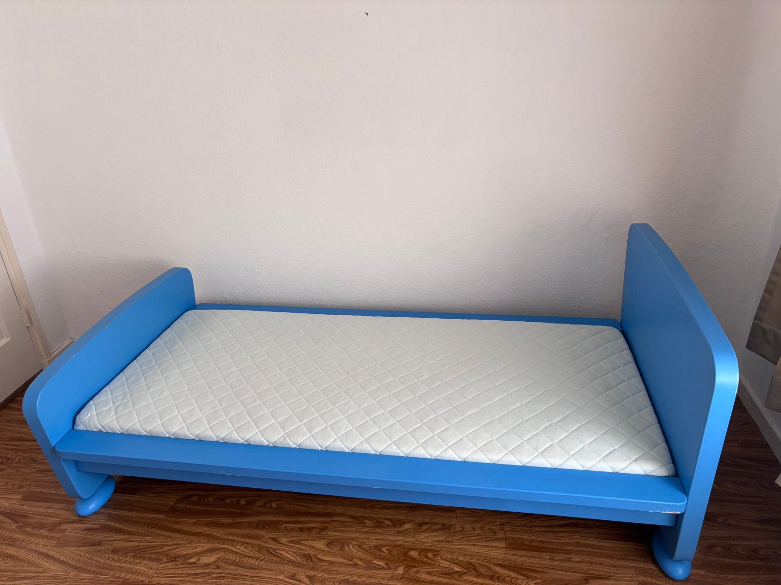 Peuterbed incl. matras en lattenbodem, Ophalen, 85 tot 100 cm, Gebruikt, Matras