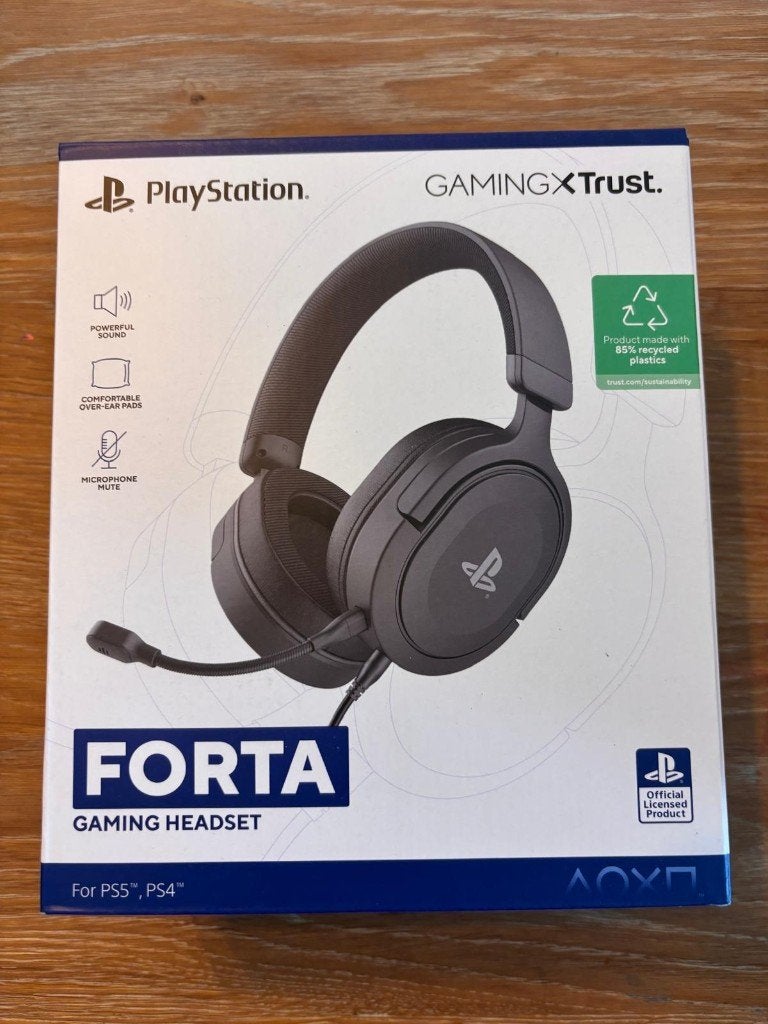 FORTA Gamingx Trust PlayStation Headset voor PS5/PS4, FORTA Gamingx Trust, Mute-functie, Nieuw, Ophalen of Verzenden