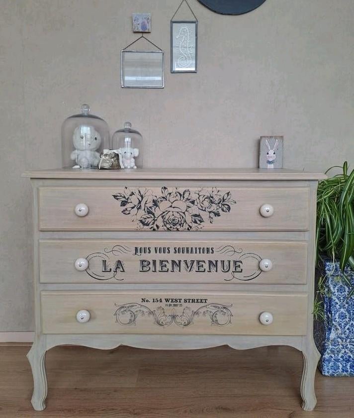 Ladekast hout met print, Ophalen, 25 tot 50 cm, 50 tot 100 cm, Minder dan 100 cm