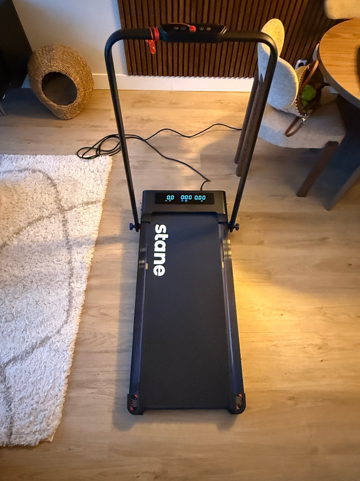 Stane inklapbare Loopband met 6% helling, 1 t/m 8 km/h, Sport en Fitness, Fitnessapparatuur, Ophalen, Zo goed als nieuw, Metaal