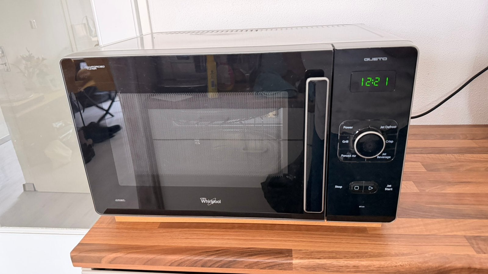Combi oven met magnetron functie, Witgoed en Apparatuur, Ovens, Ophalen, Minder dan 45 cm, Whirlpool, Gebruikt
