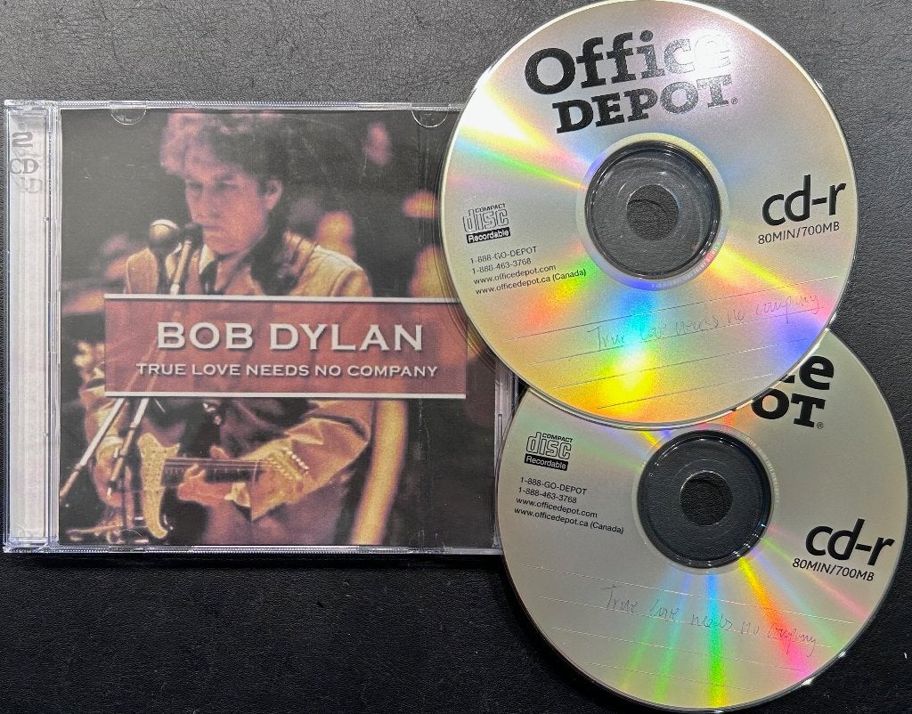 BOB DYLAN - True love needs no company ( 2x CDR ), Cd's en Dvd's, Cd's | Rock, Zo goed als nieuw, Poprock, Ophalen of Verzenden