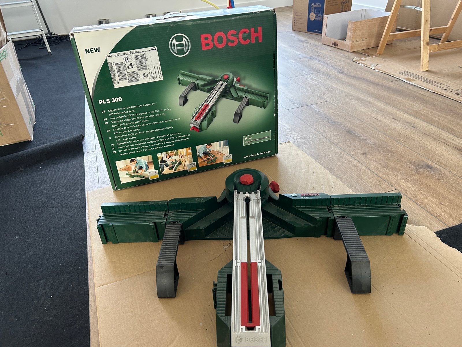 Bosch PLS 300 Zaagstation voor decoupeerzagen, Ophalen, Overige typen, Zo goed als nieuw, 30 tot 70 mm