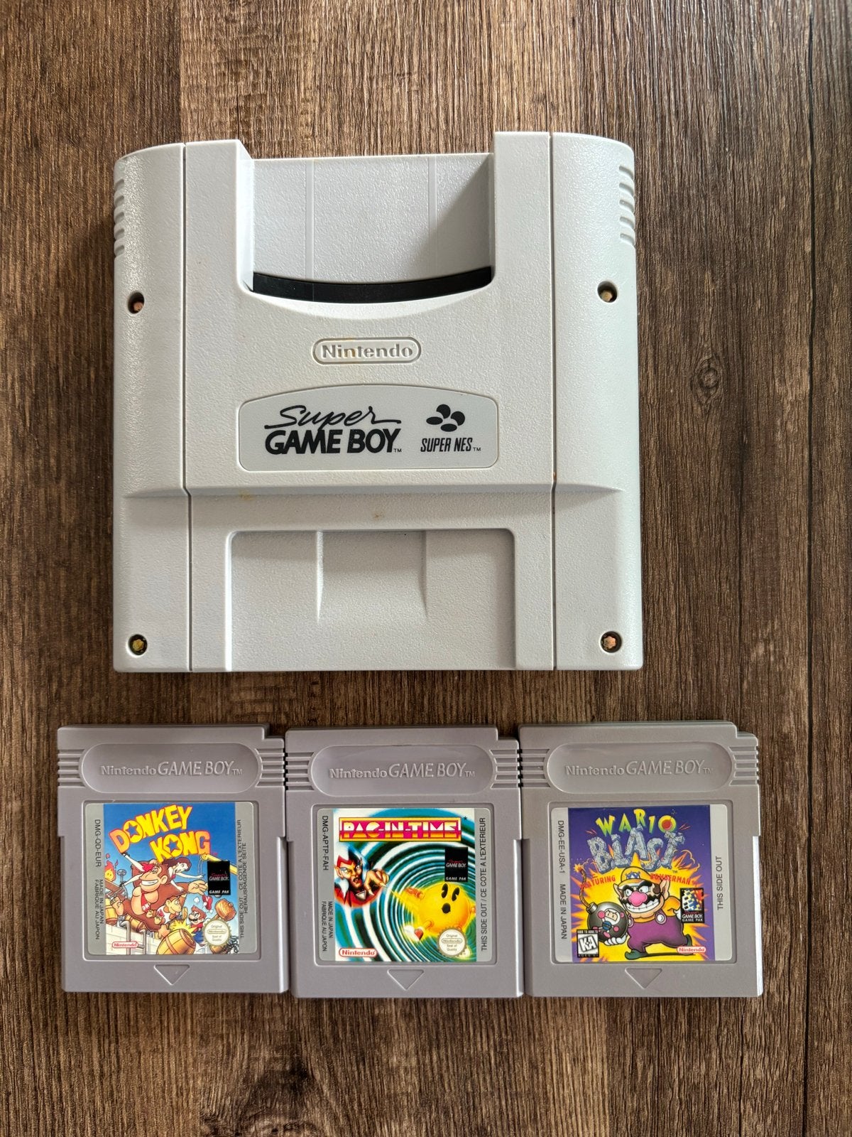 Super Game Boy (SNES) met 3 Game Boy spellen, Spelcomputers en Games, Games | Nintendo Game Boy, Ophalen of Verzenden, Gebruikt