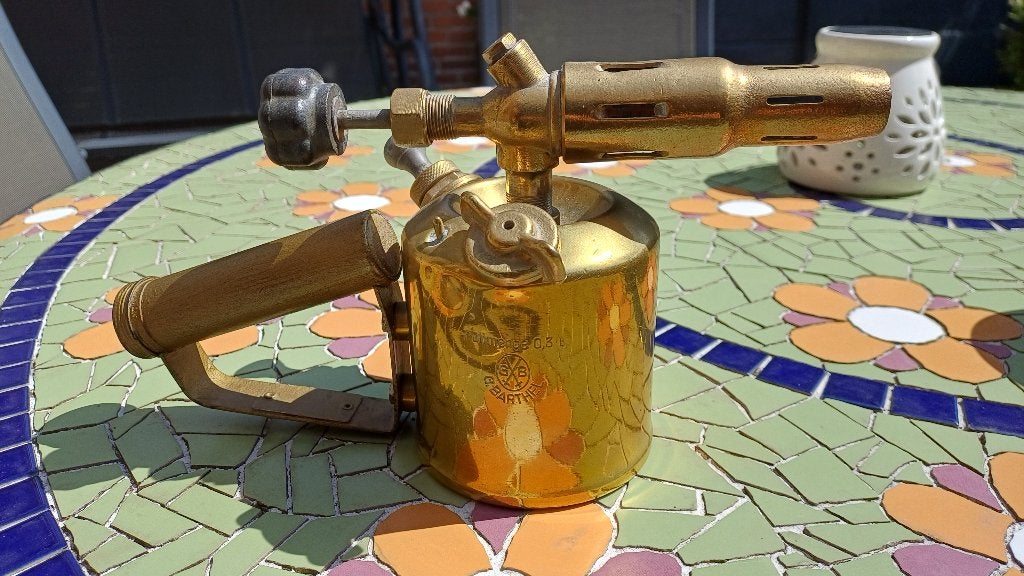 mooie antieke verfbrander, Antiek en Kunst, Ophalen of Verzenden