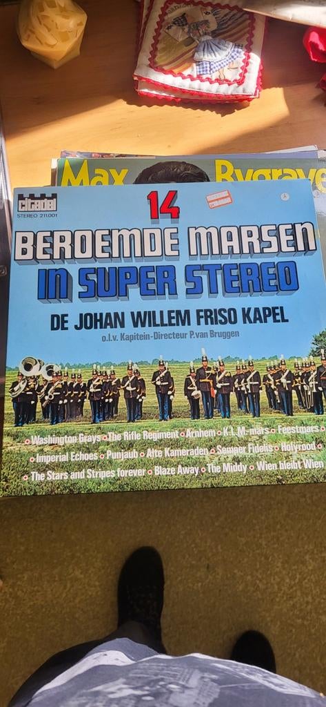 14 Beroemde Marsen - De Johan Willem Friso Kapel LP, Ophalen, Gebruikt, 12 inch, Overige genres