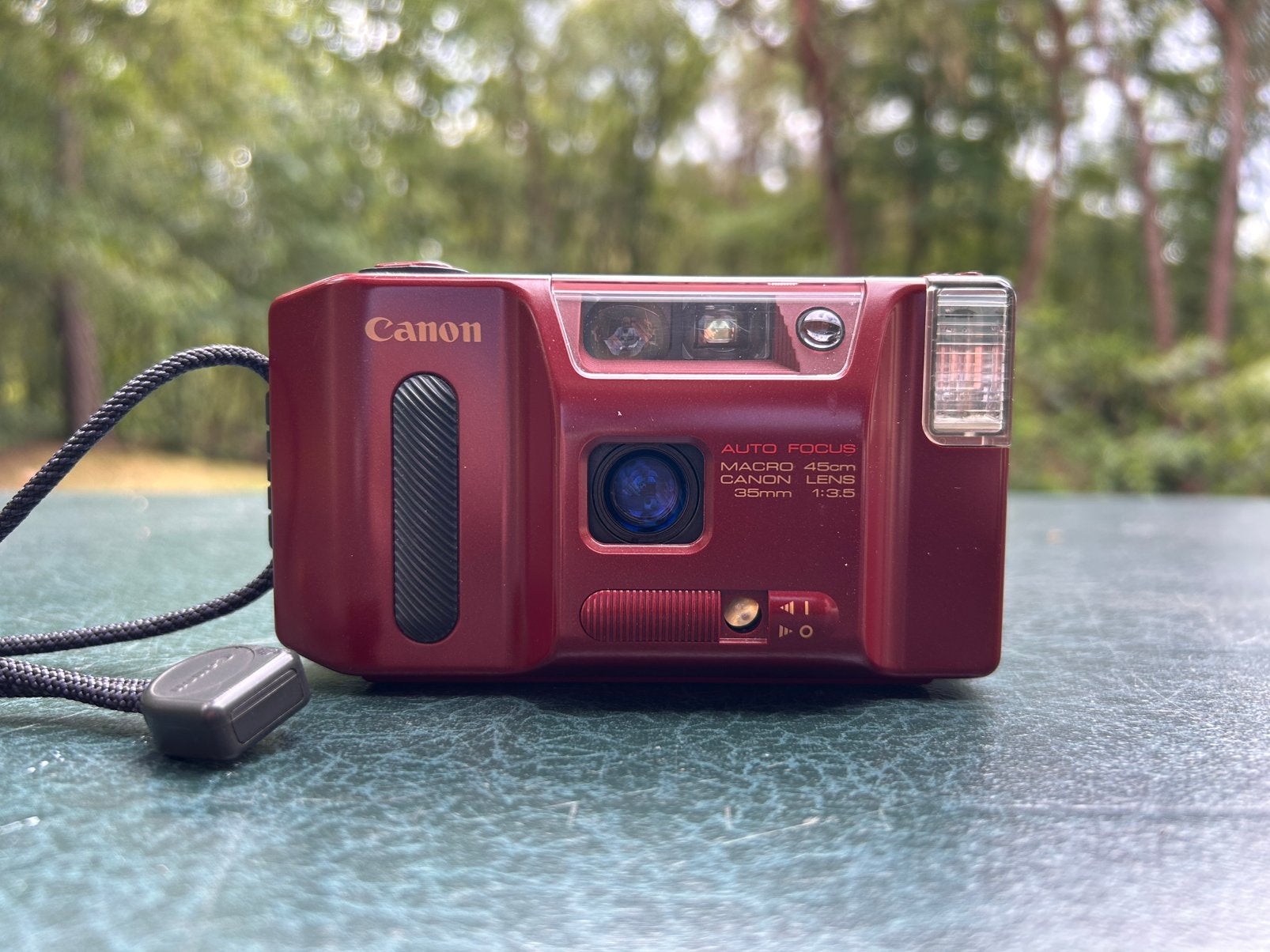 Canon AF35J met f/3.5 35mm en ingebouwde flitser, Audio, Tv en Foto, Fotocamera's Analoog, Verzenden, Zo goed als nieuw, Compact