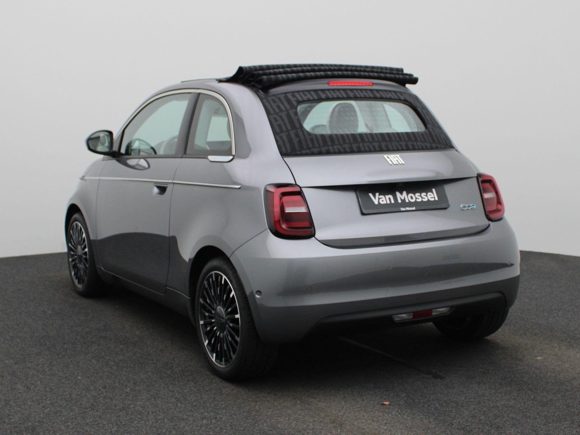 Fiat 500C 500e 42 kWh La Prima, 12 maanden, Stof, Gebruikt, 118 pk