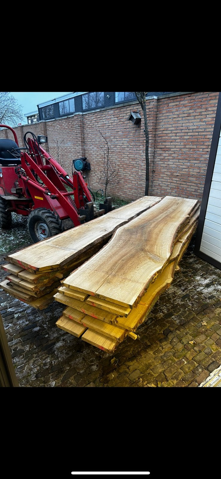 Eiken schaaldelen, planken, Ophalen, Zo goed als nieuw, 250 cm of meer, Planken