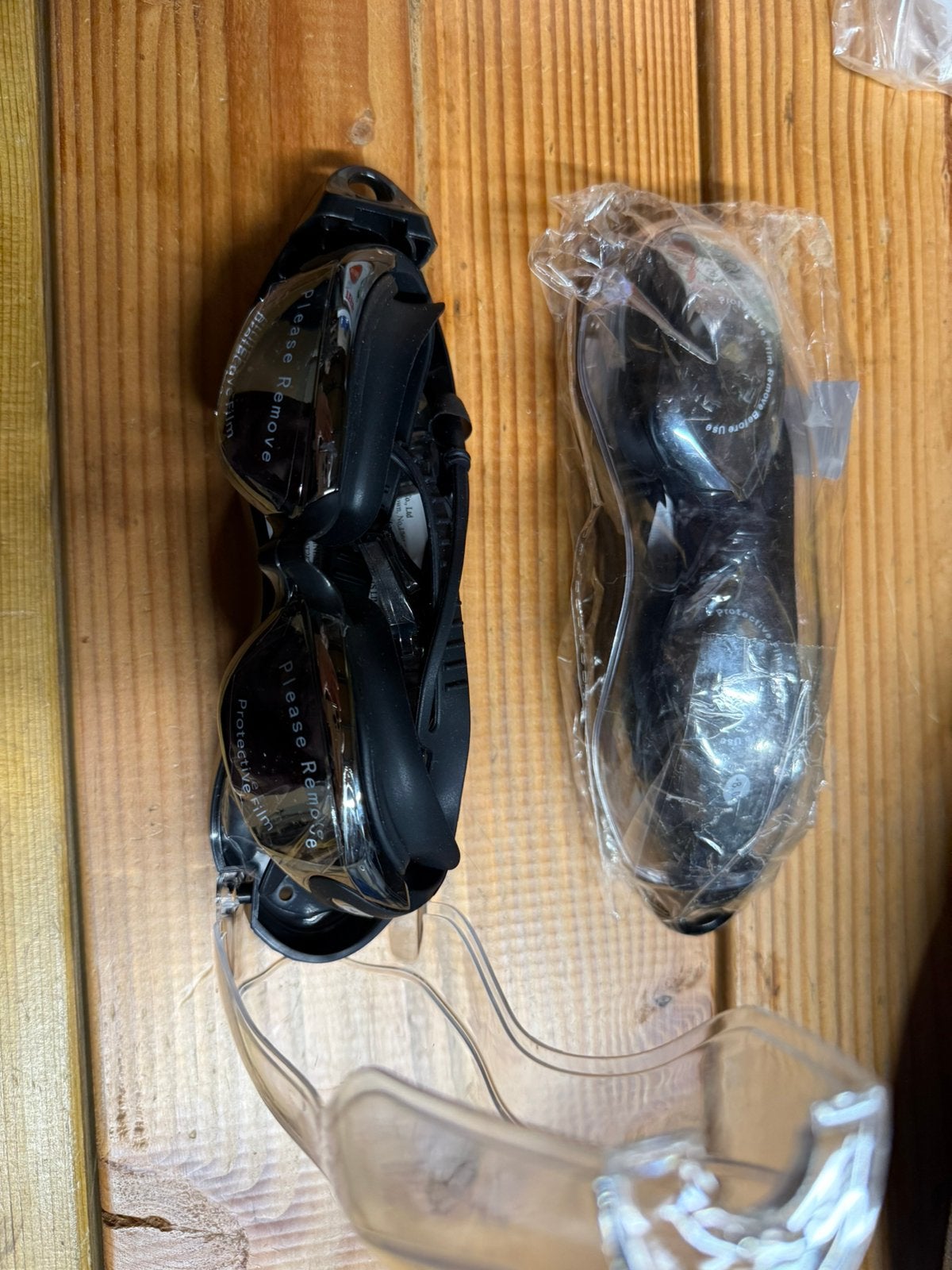 Duikbrillen met sterkte (-0.6 en -0.8) en oordopjes, Ophalen of Verzenden, Gebruikt, Duikbril of Snorkel
