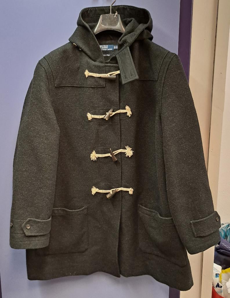 Ralph Lauren wollen grijze houtje touwtje jas mt XL nr 44001, Kleding | Heren, ., Ralph Lauren, Ophalen of Verzenden, Ralph Lauren