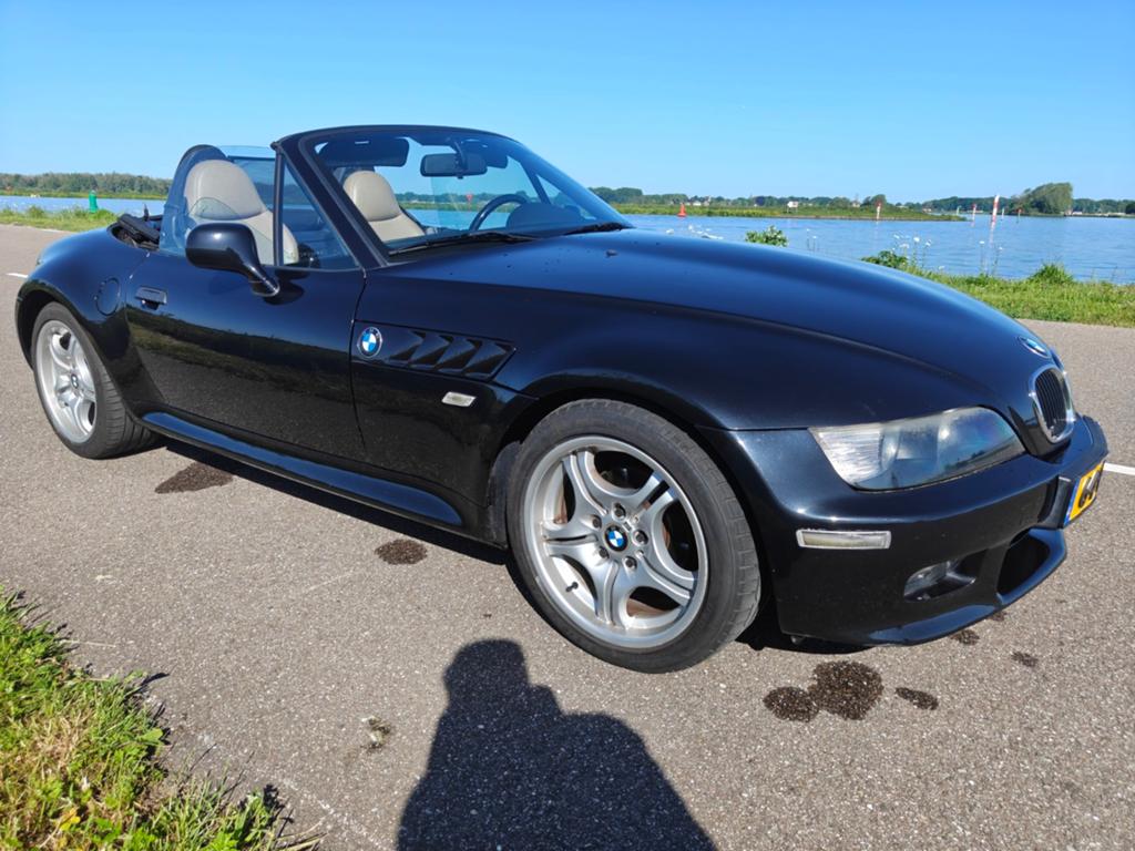 BMW Z3 2.8 1998 sport zwart, Achterwielaandrijving, Zwart, Cabriolet, Zwart