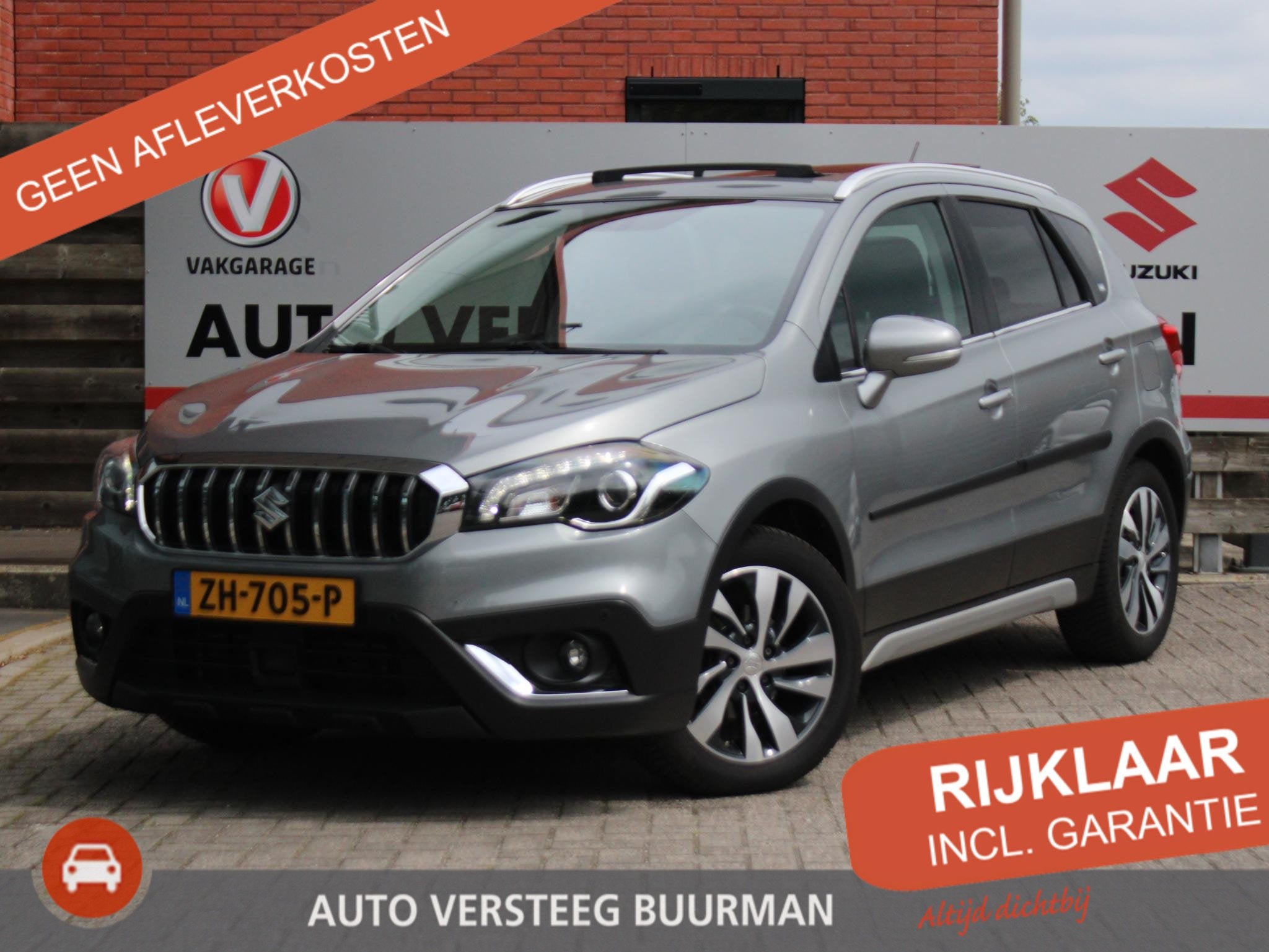 Suzuki S-Cross 1.4 Boosterjet AllGrip Stijl Lederen Bekledin, Auto's, Automaat, Gebruikt, Euro 6, 4 cilinders