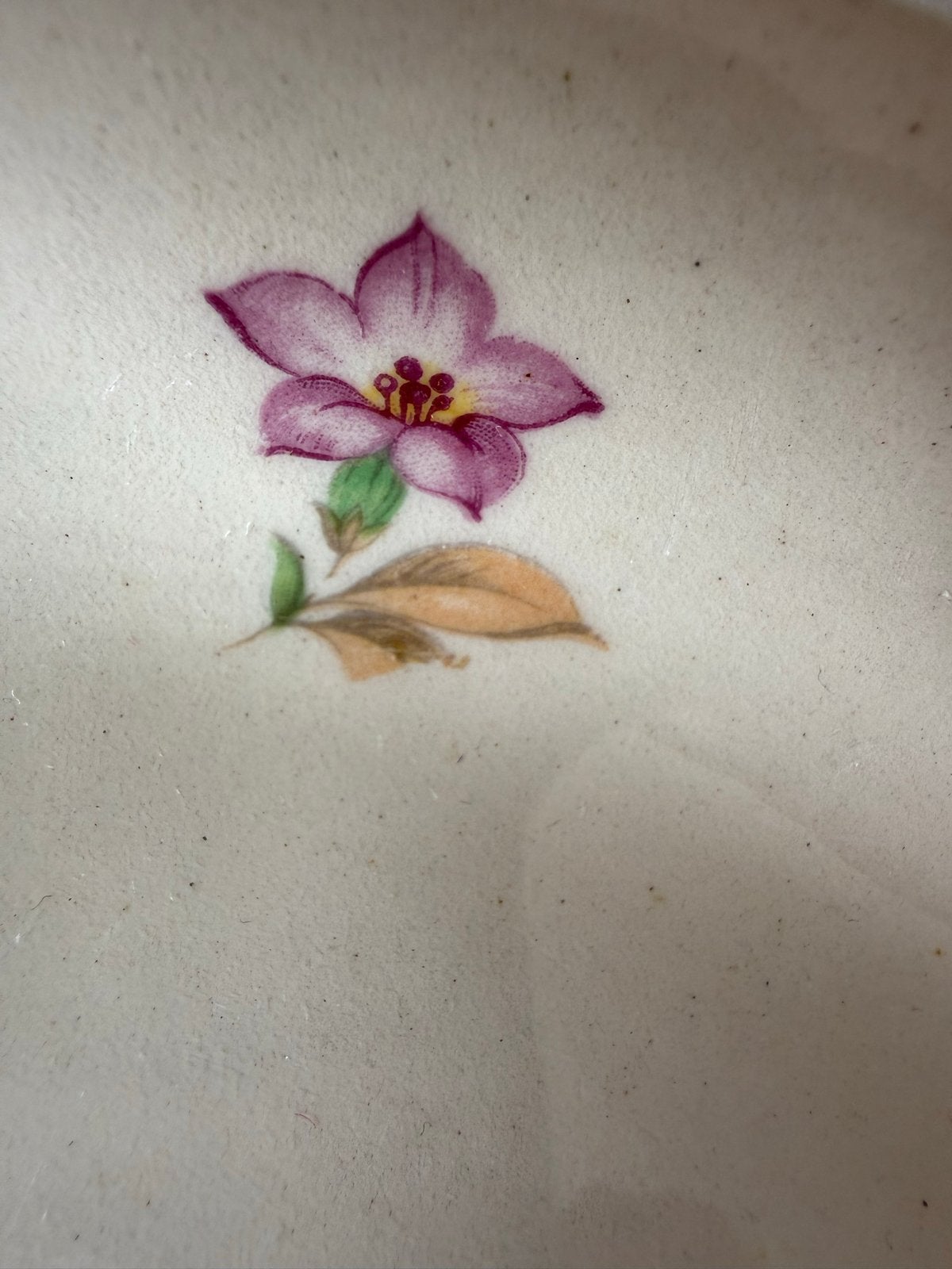 Vintage Hollandse ovale schaal met bloemmotief, Antiek en Kunst, Ophalen