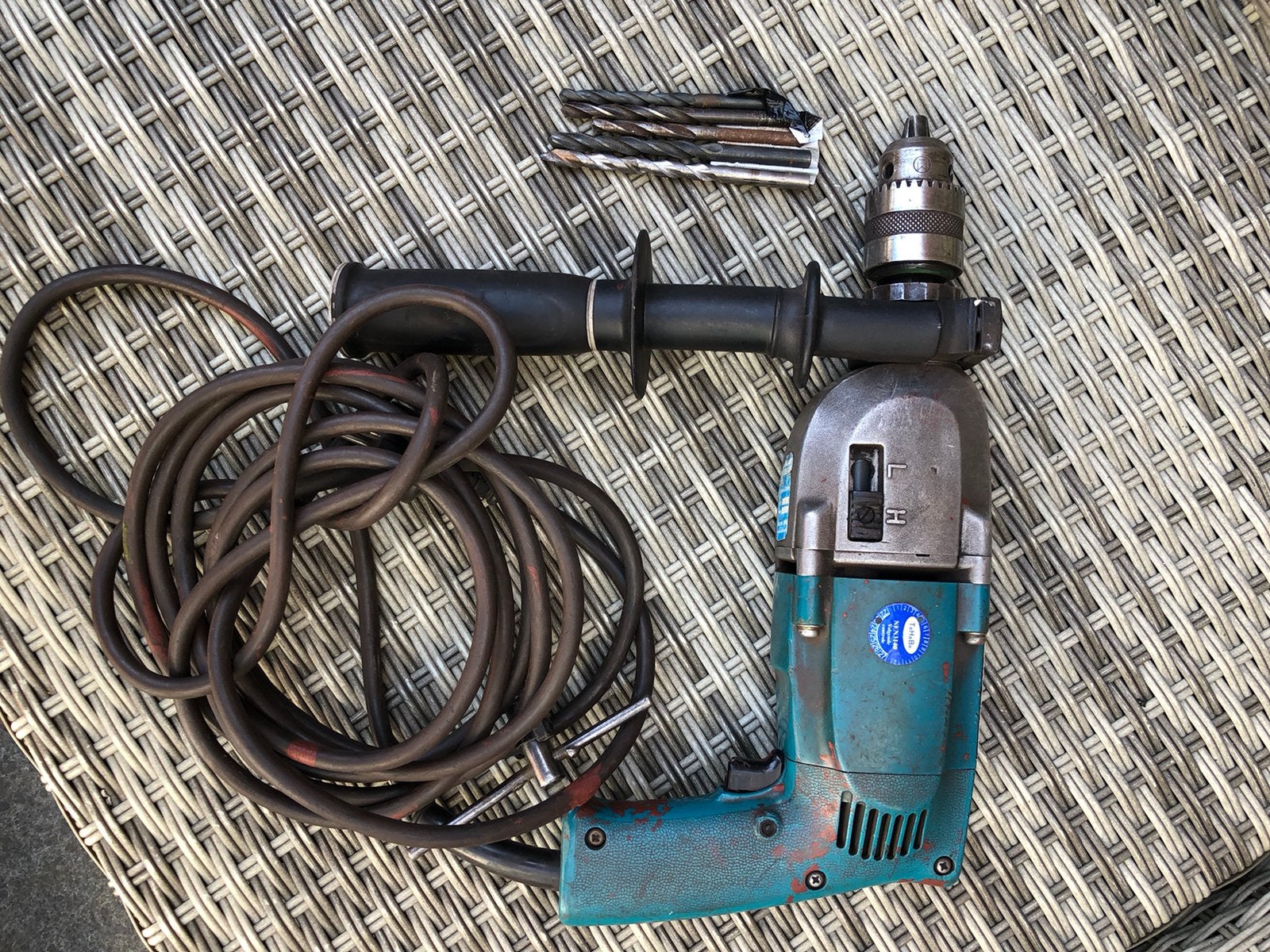 Professionele MAKITA Hammer drill werkt goed, Ophalen of Verzenden, Zo goed als nieuw, Boor- en/of Breekhamer