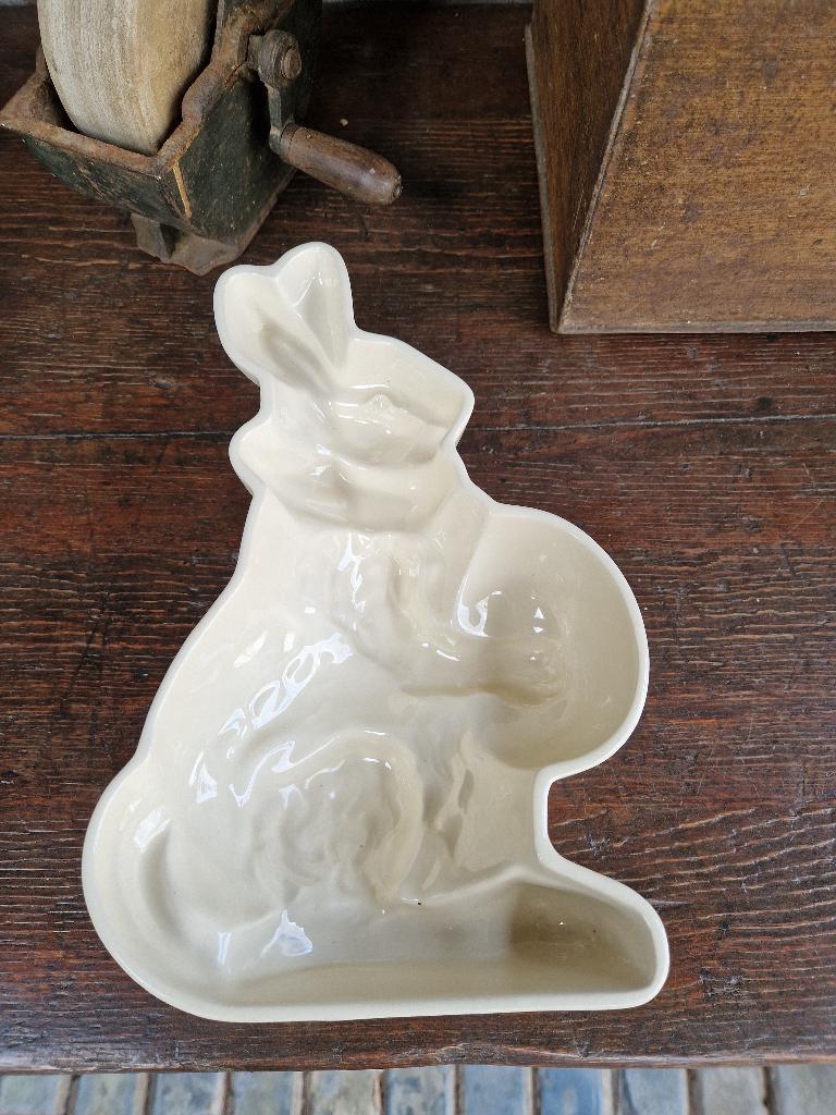 haas puddingvorm, Antiek en Kunst, Ophalen of Verzenden