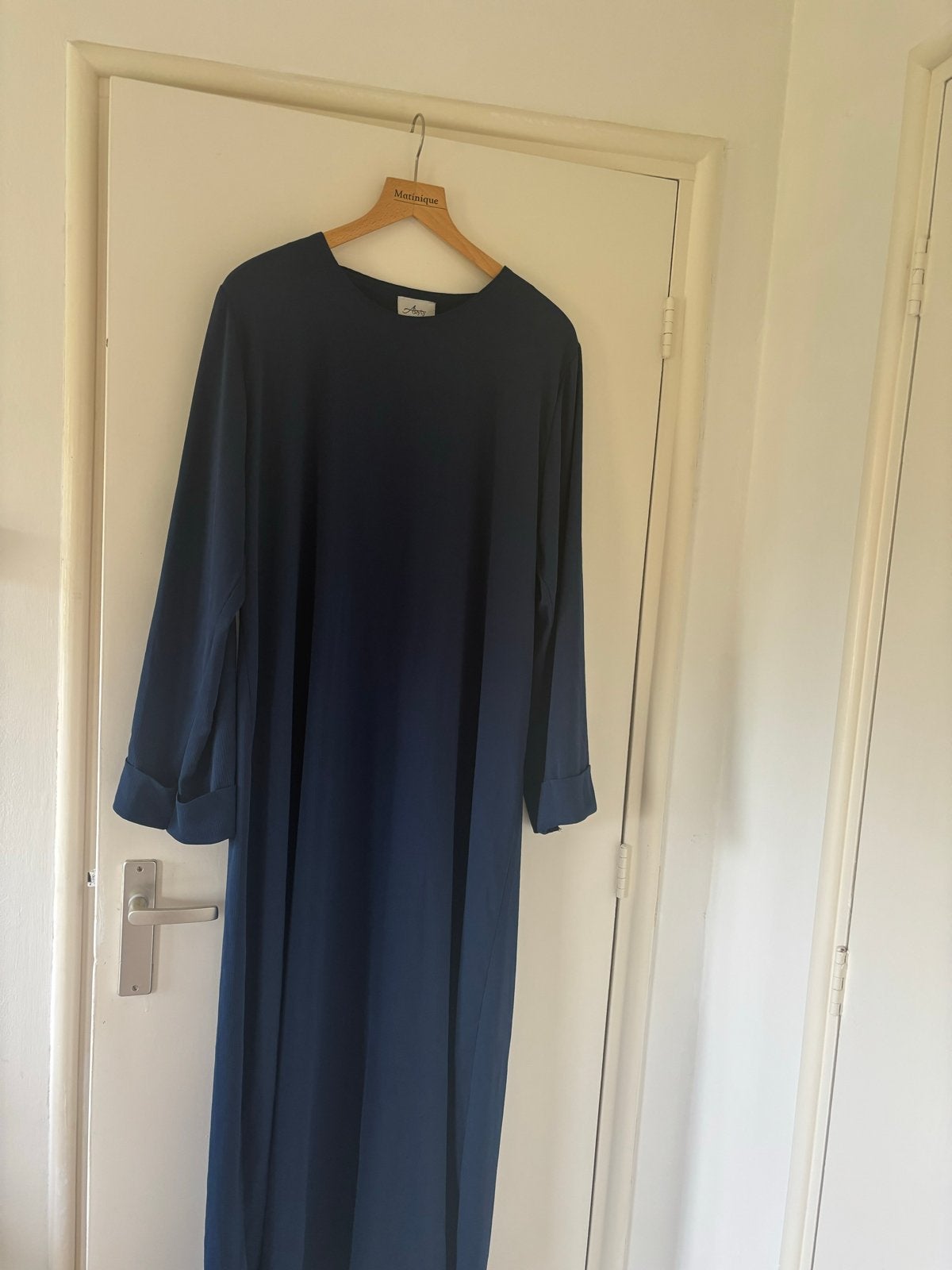 Nieuwe Donkerblauwe Abaya - Geschikt voor lengte >165cm, Ophalen, Nieuw, Blauw