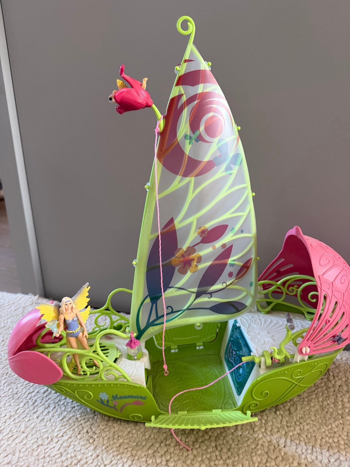 Schleich Bayala Elfenschip met accessoires - Zo goed als com, Ophalen of Verzenden, Zo goed als nieuw, Meisje