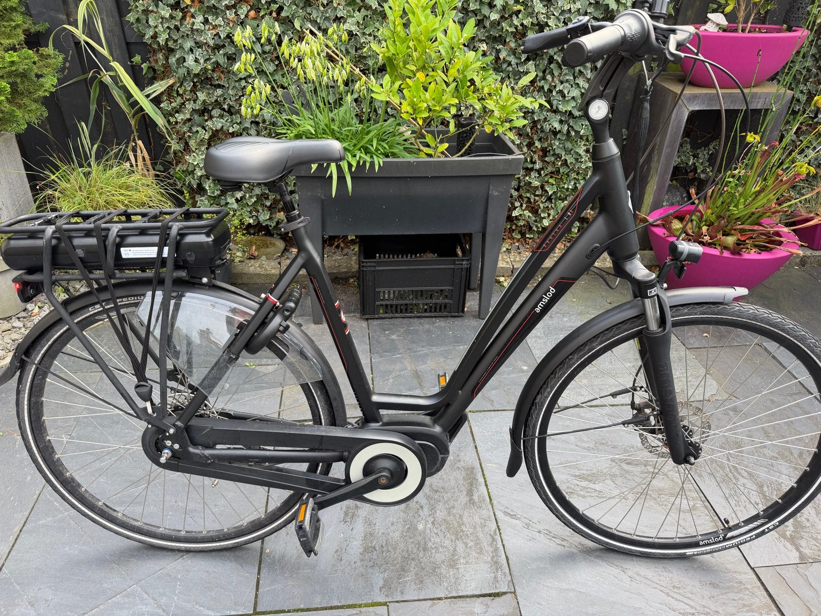 Amslod Venton LRX-600 E-bike, Fietsen en Brommers, Zo goed als nieuw, 47 tot 51 cm, 50 km per accu of meer, Ophalen