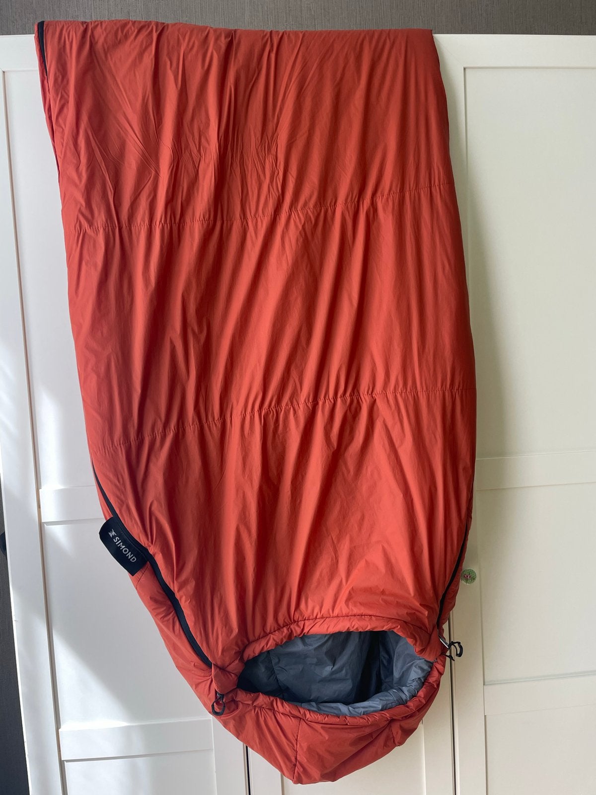 Simond MT 500 Slaapzak 10C/50F - Oranje, Ophalen of Verzenden, Zo goed als nieuw