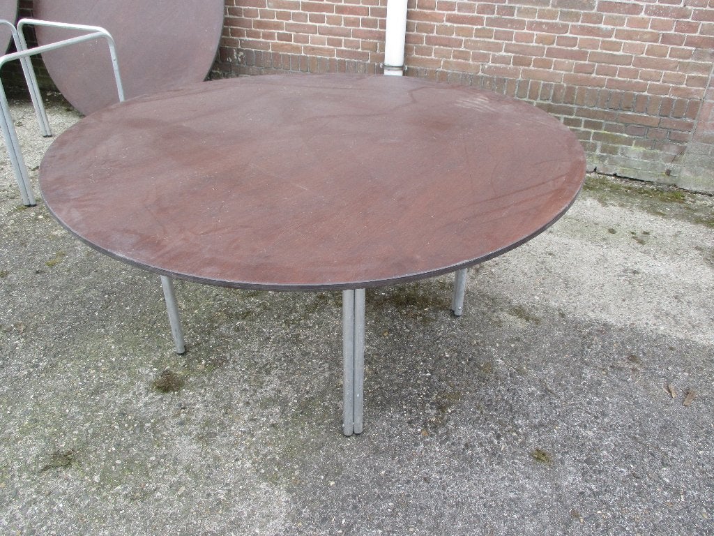 tafel, Huis en Inrichting, Ophalen, Gebruikt, 100 tot 150 cm, Rond