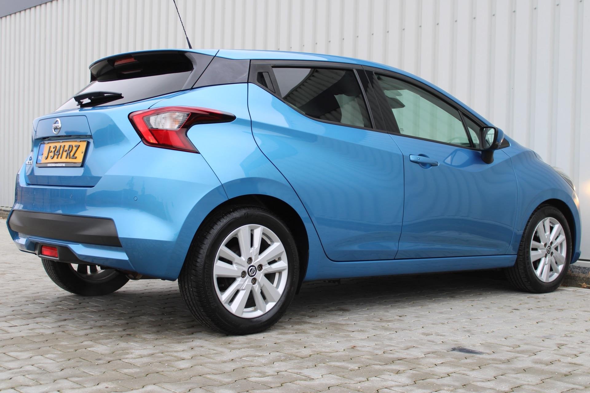Nissan Micra 1.0 IG-T N-Connecta | Incl. 12 maanden garantie, Auto's, Gebruikt, Euro 6, Blauw, 1055 kg