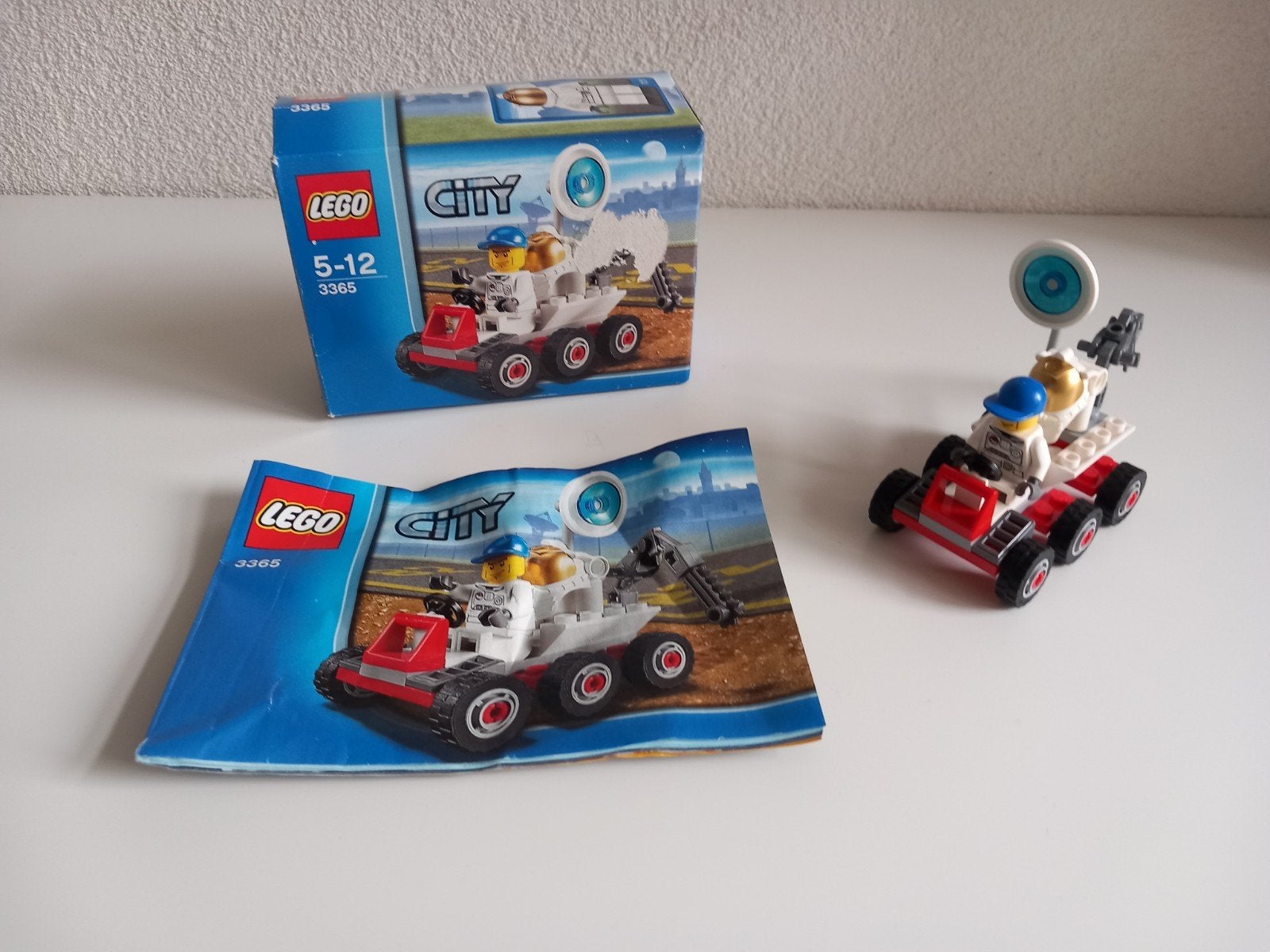 Lego city 3365 - ruimteschip maanbuggy, Inclusief instructies, Lego, Ophalen of Verzenden, Complete set