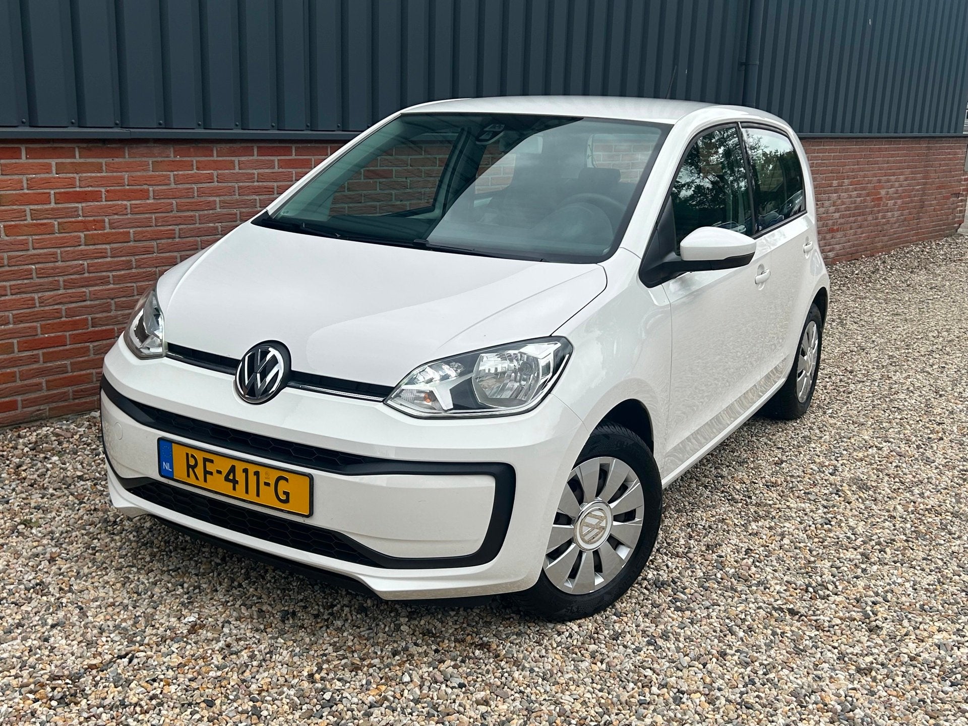 Volkswagen Up! 1.0 BMT move up! 5-Drs Airco/Led/DAB-Radio/Or, Auto's, Voorwielaandrijving, Gebruikt, Wit, Origineel Nederlands