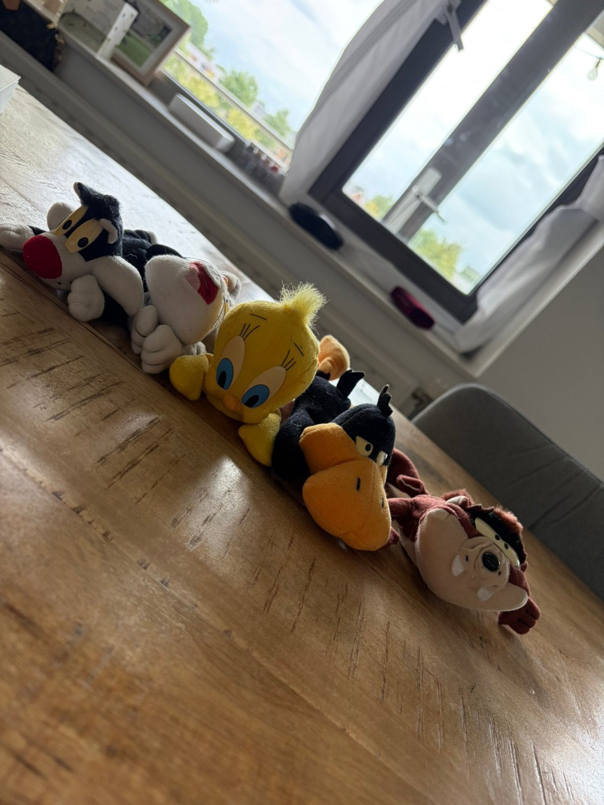 Vintage Looney Tunes kleine knuffel set, Ophalen of Verzenden, Zo goed als nieuw, Overige typen