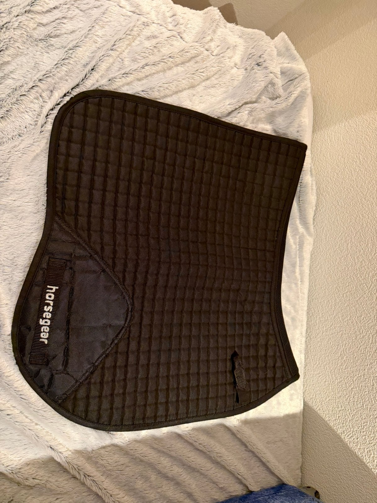 Zwart Horsegear dekje, Full (L), Horsegear, Gebruikt, Dressuurdekje