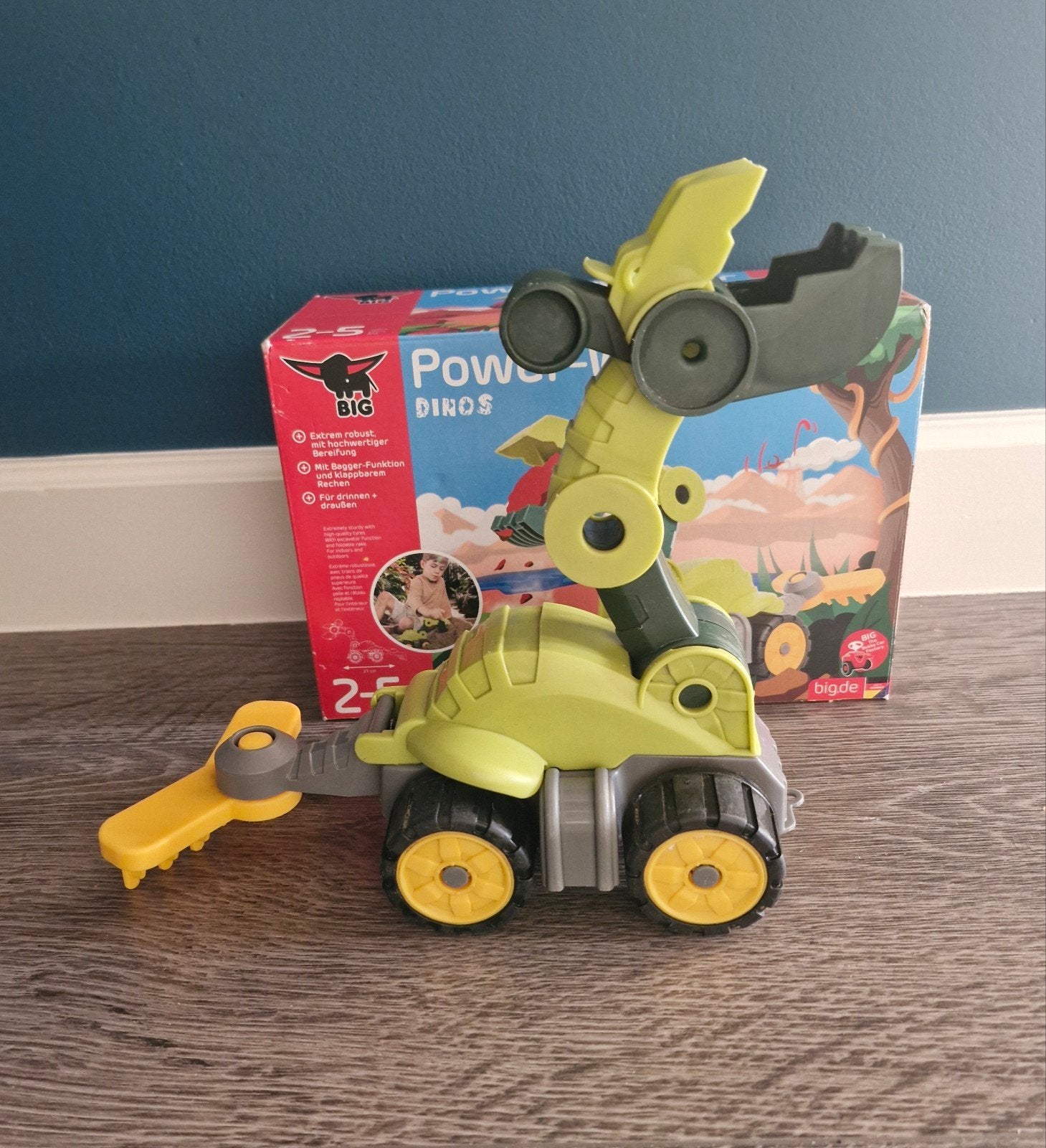 BIG Power-Worker Dinos graafmachine - Zo goed als nieuw, Ophalen of Verzenden, Zo goed als nieuw