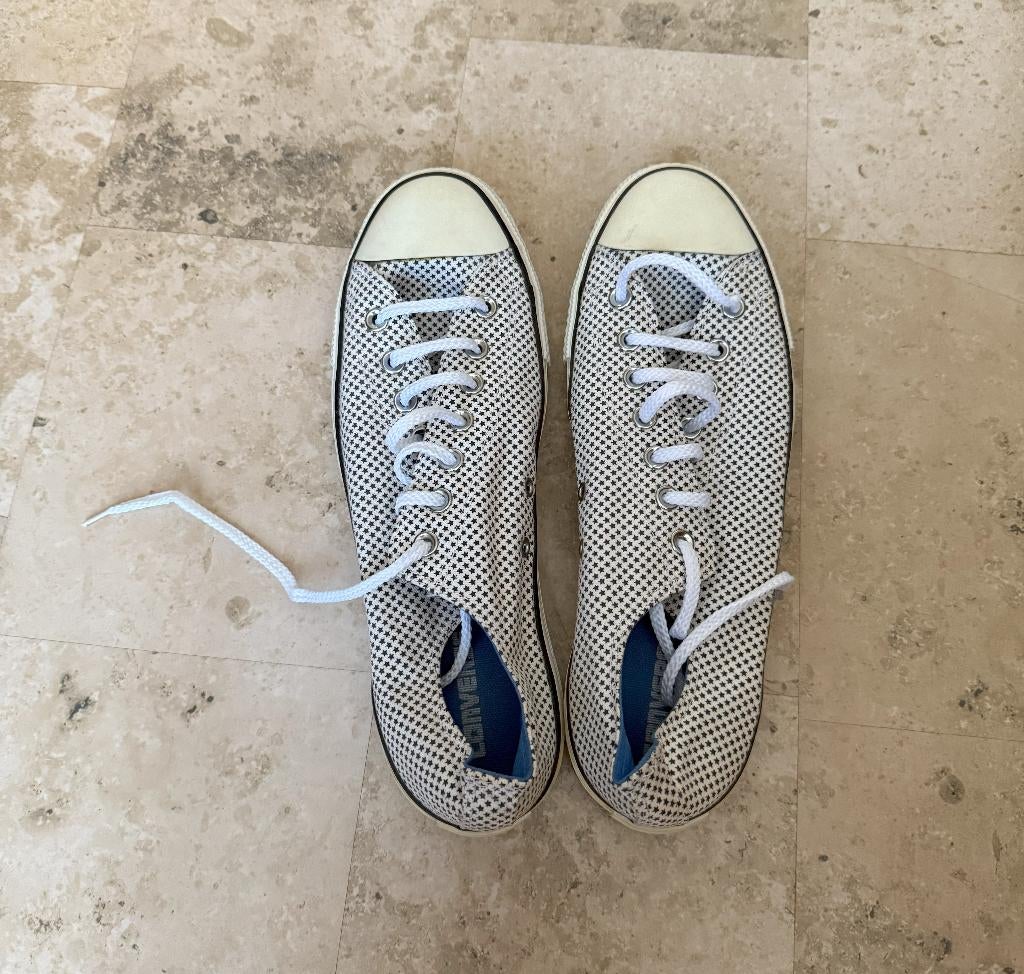 Converse All Stars schoenen wit / zwart maat 45, Kleding | Heren, Schoenen, Wit, Converse, Ophalen of Verzenden, Zo goed als nieuw