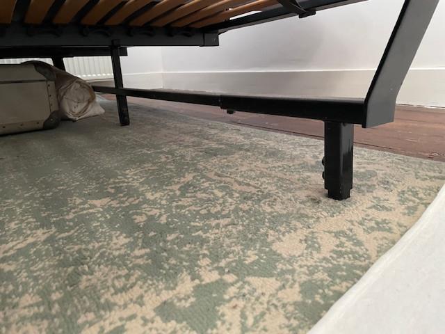 Bedframe 2 persoons  Boss flex extra 90x200 cm   € 50,-, Huis en Inrichting, Slaapkamer | Bedden, 90 cm, Zwart, Tweepersoons, Ophalen of Verzenden