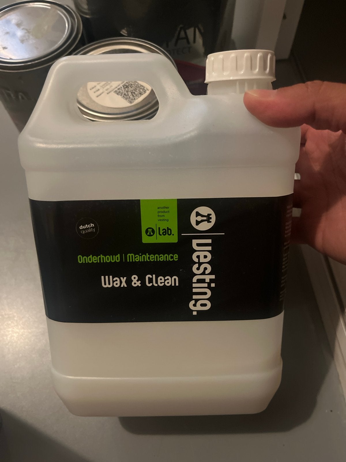 Vestig Onderhoudsolie en Wax & Clean voor houten vloeren, Ophalen, Gebruikt