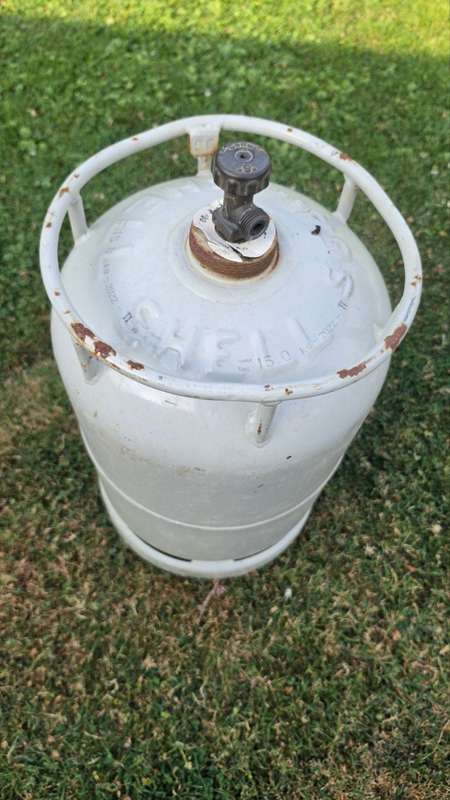 gasfles, Ophalen