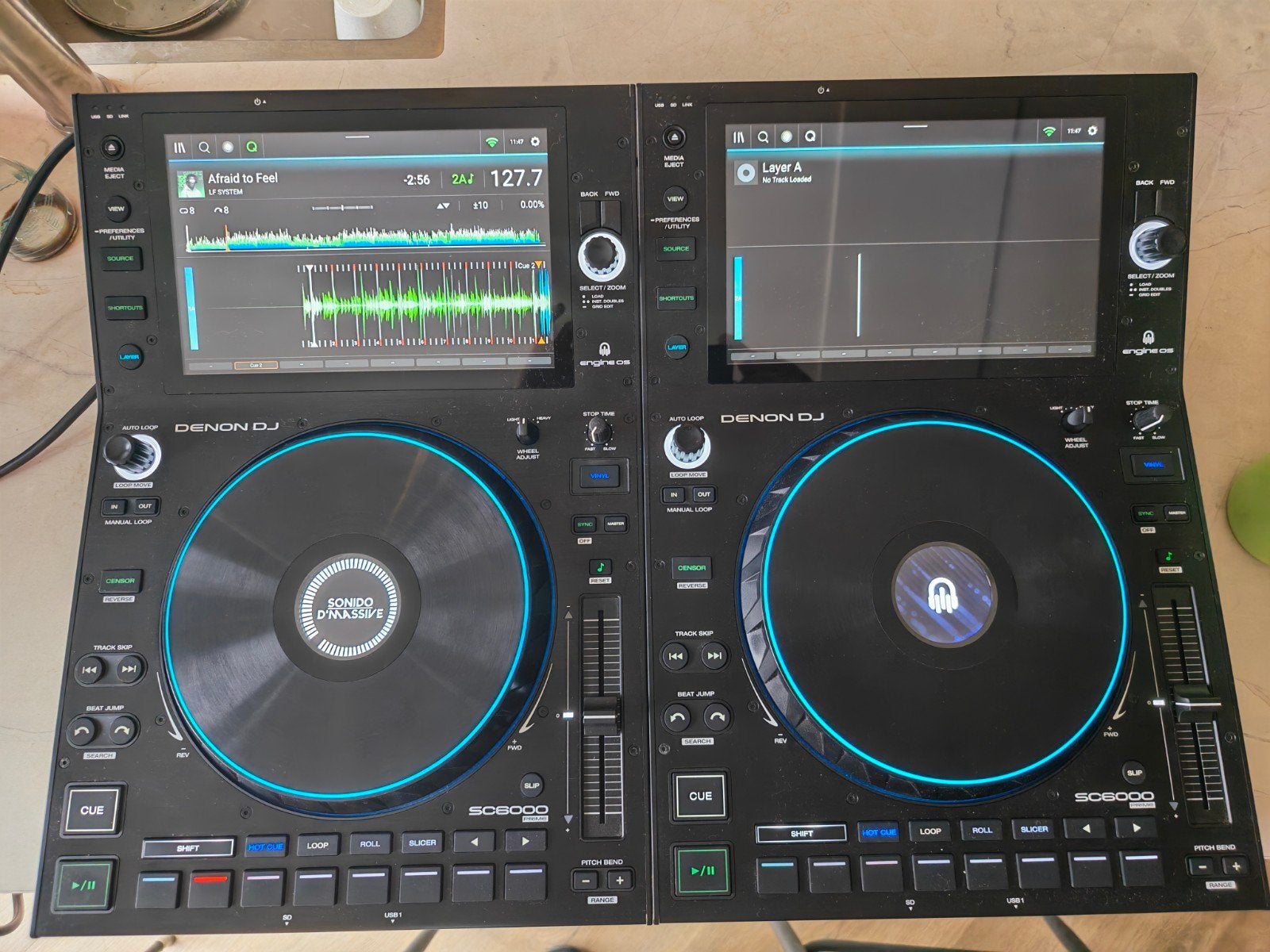Denon DJ SC6000 Prime DJ-set (2 stuks), Ophalen, Zo goed als nieuw, Dj-set, Denon