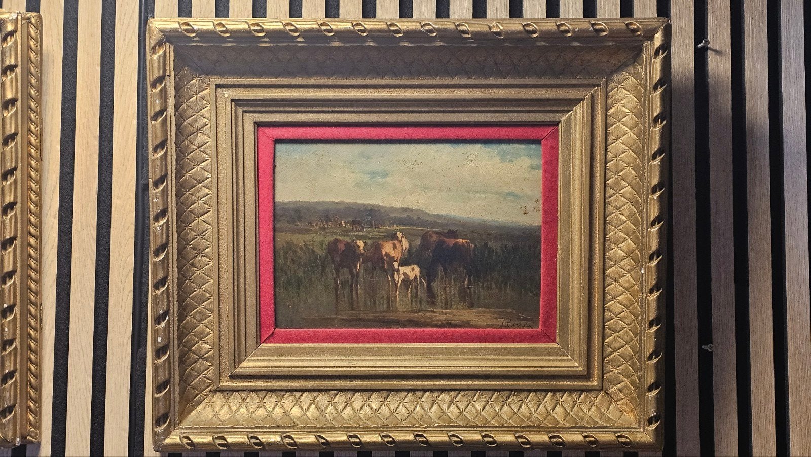 Antonio Cortés Cordero (1827–1908) – 2 gesigneerde panelen, Paneel, Realistisch, Origineel werk, Dieren