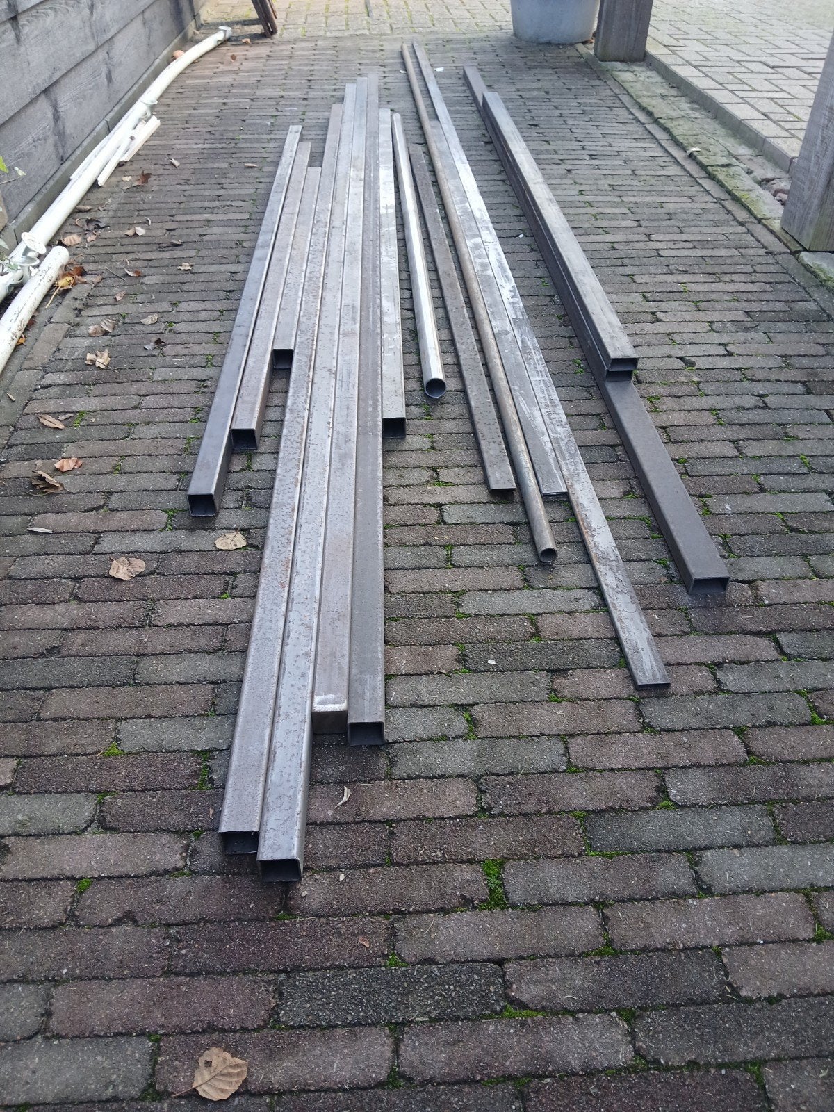 partij stalen koker 40x40, 40x20, 40x10, 50x25, Doe-het-zelf en Verbouw, Ophalen of Verzenden, K, K, K