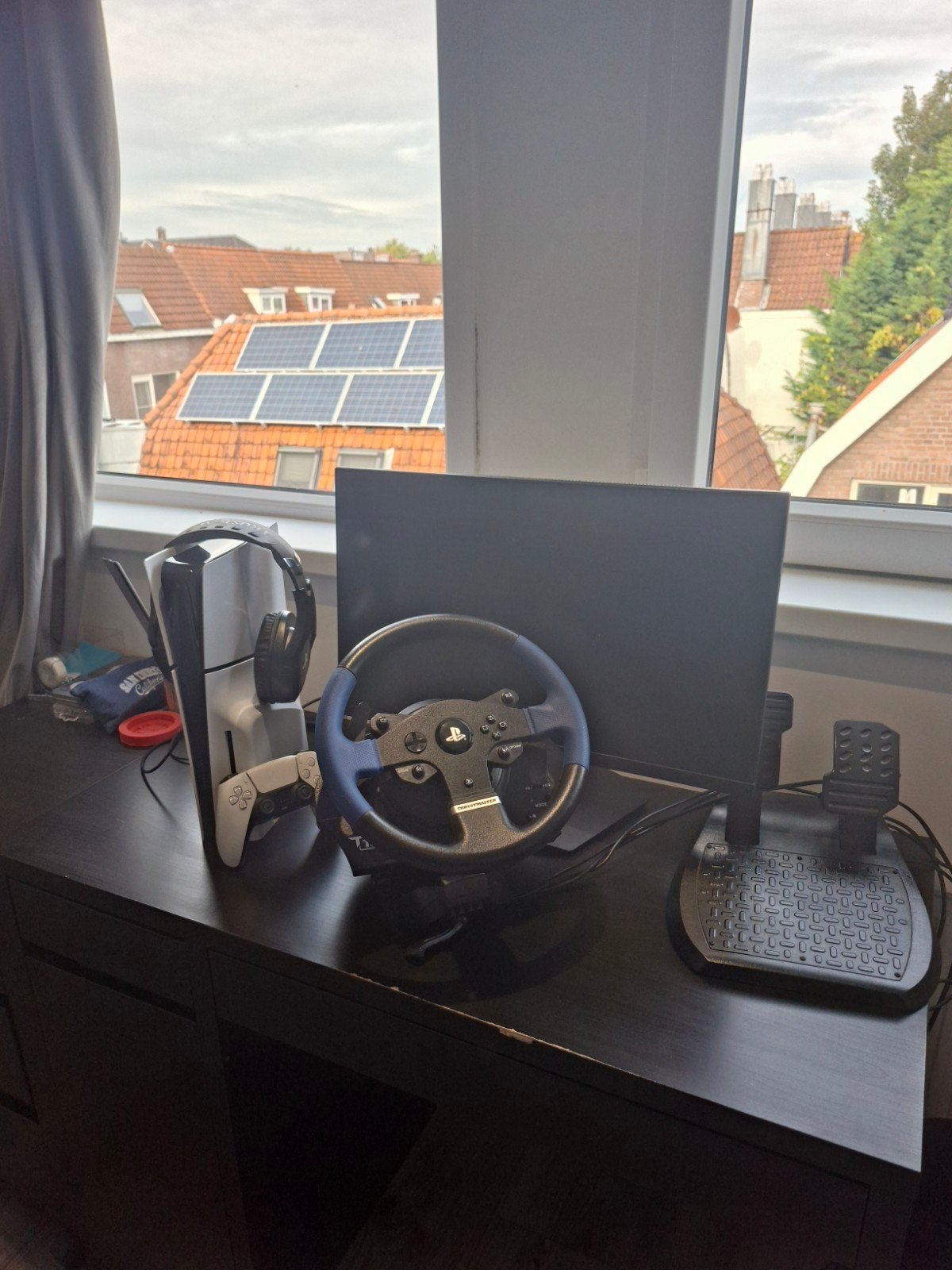 PS5 Gaming Set: Monitor, Stuur en Headset Garantie 1 jaar, Ophalen of Verzenden, Nieuw