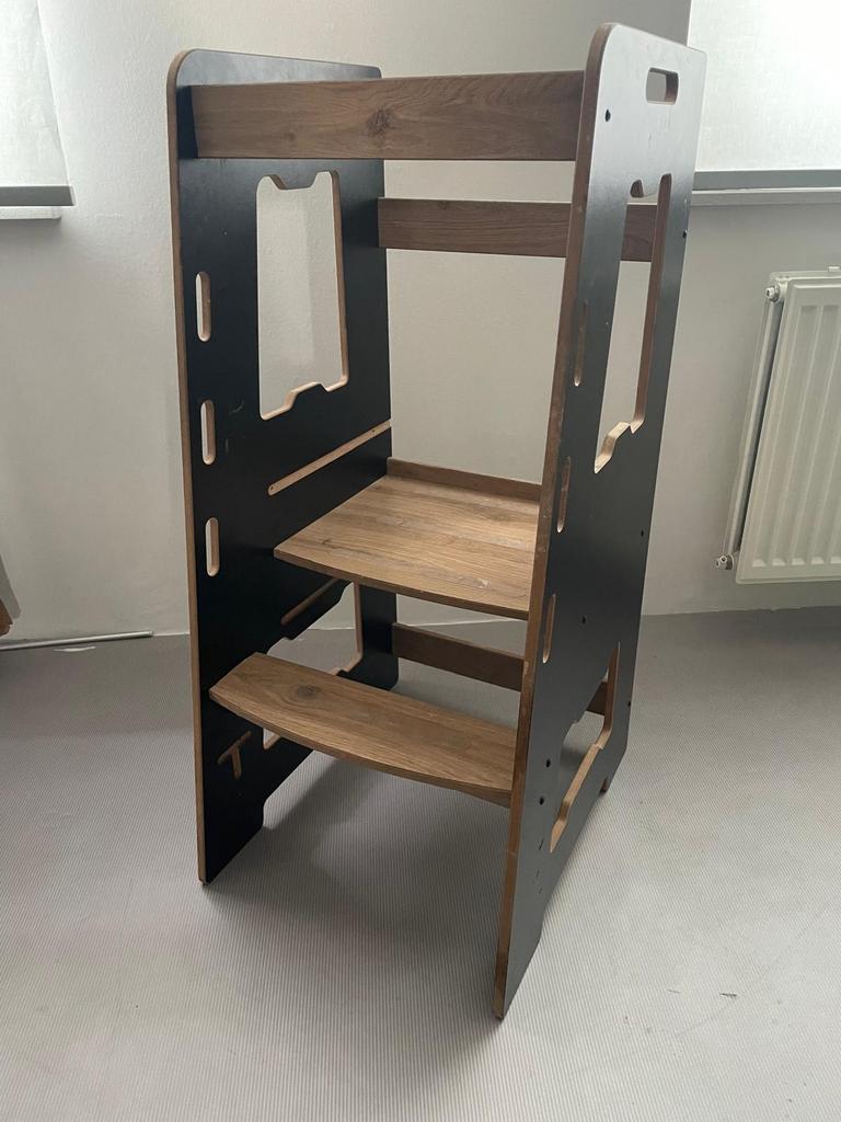 Montessori Leerladder / Keukenhulpje - Hout, Ophalen, Zo goed als nieuw, Overige typen